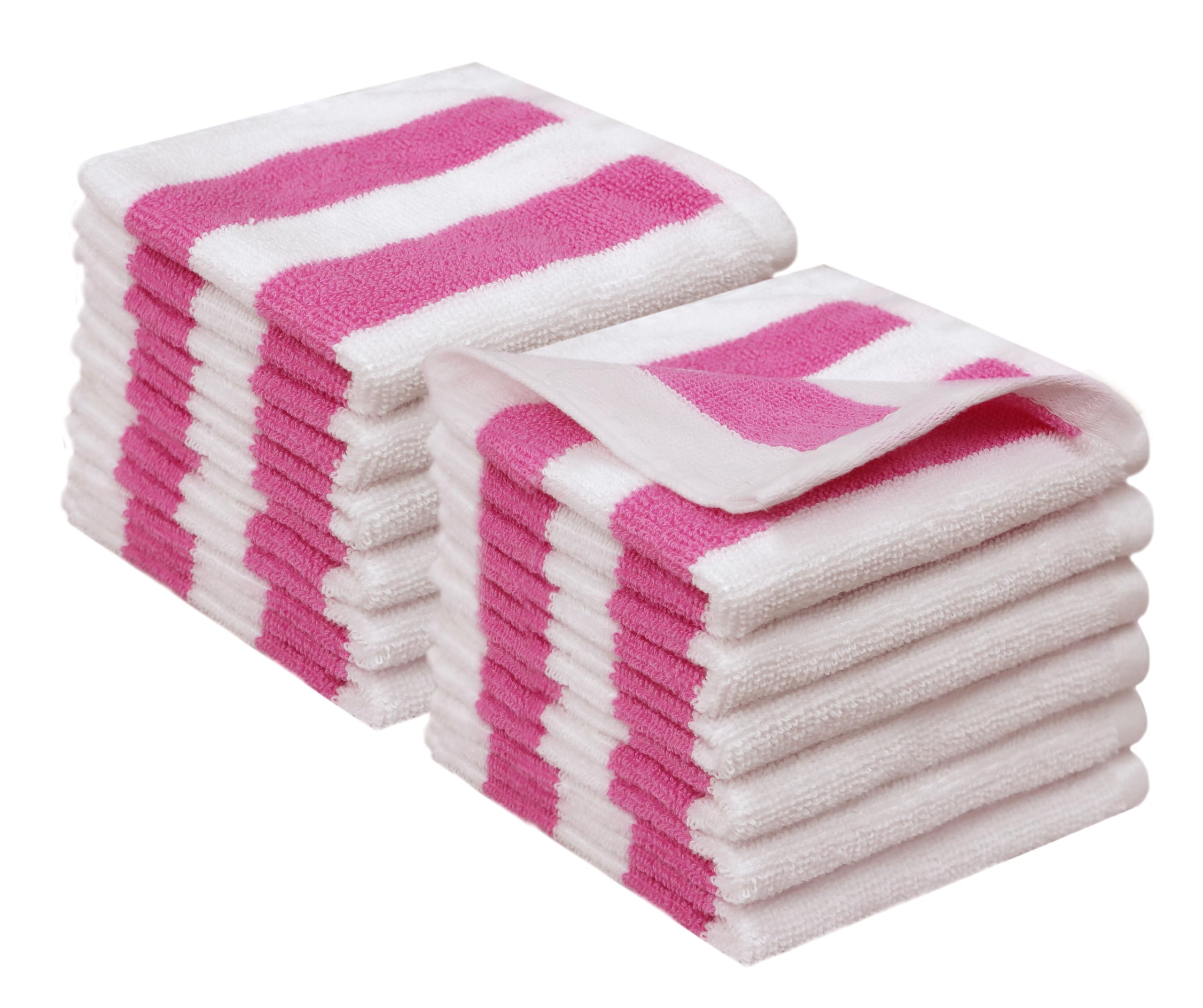 Original Kids 6-Piece Kids Towel Set - Pink Stripes -25 Original Kids 6-Piece Kids Towel Set - Pink Stripes -25