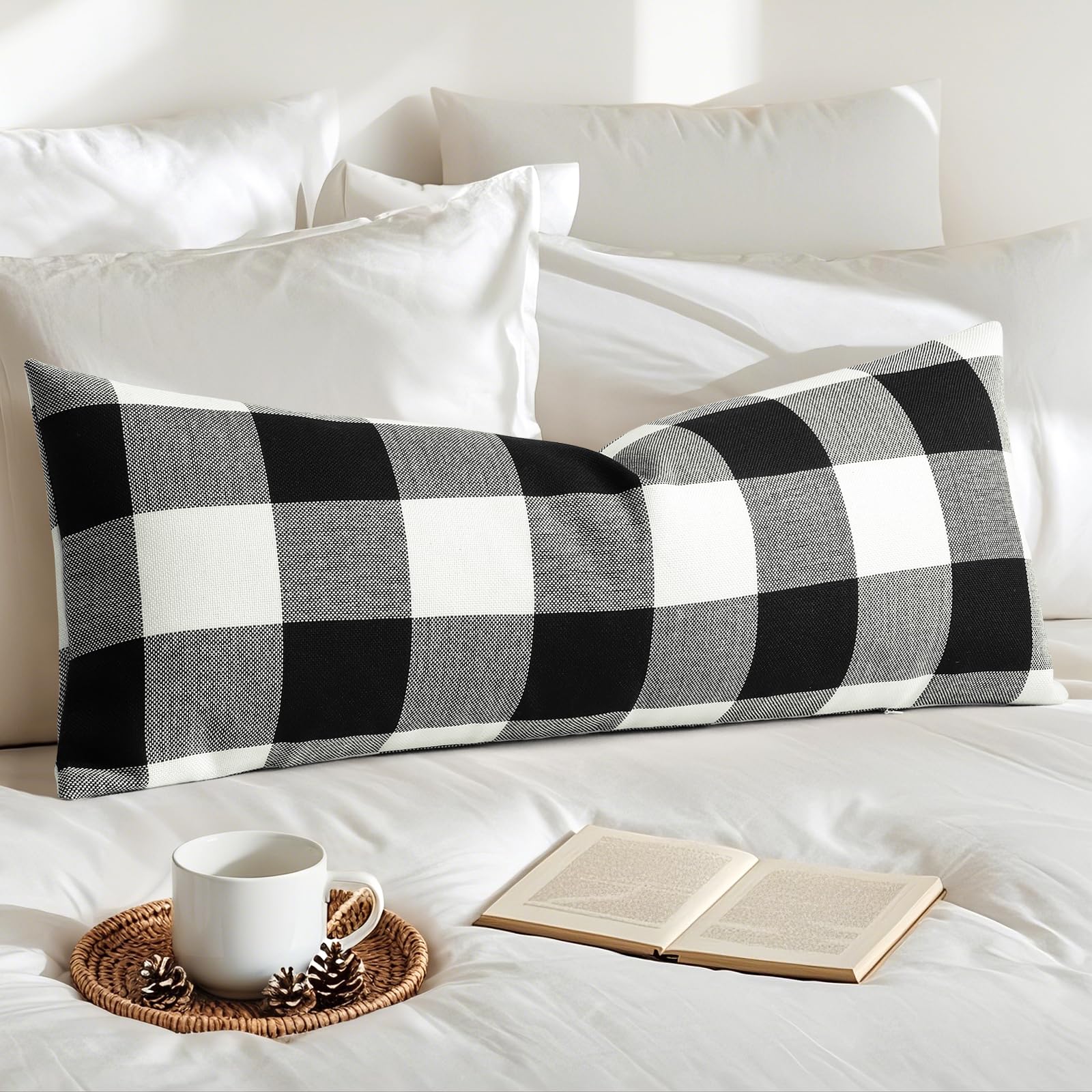 Housse de coussin rétro pour soulager le dos sur le canapé ou dans la voiture