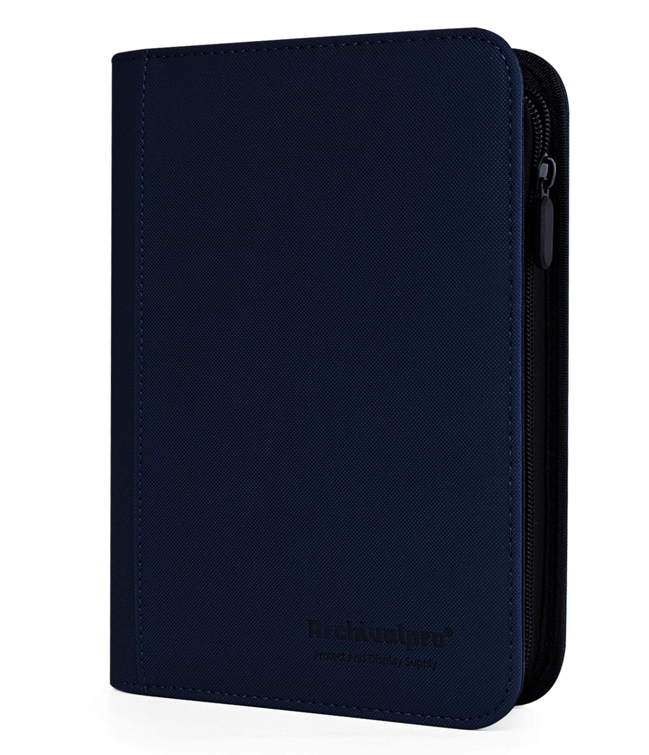 Archivalpro 4 Pockets Premium Card Binder 160 Cards Trading Card Binders No Ring Card Storage Display Album(4 Pocket 160 Card Slot,Blue)