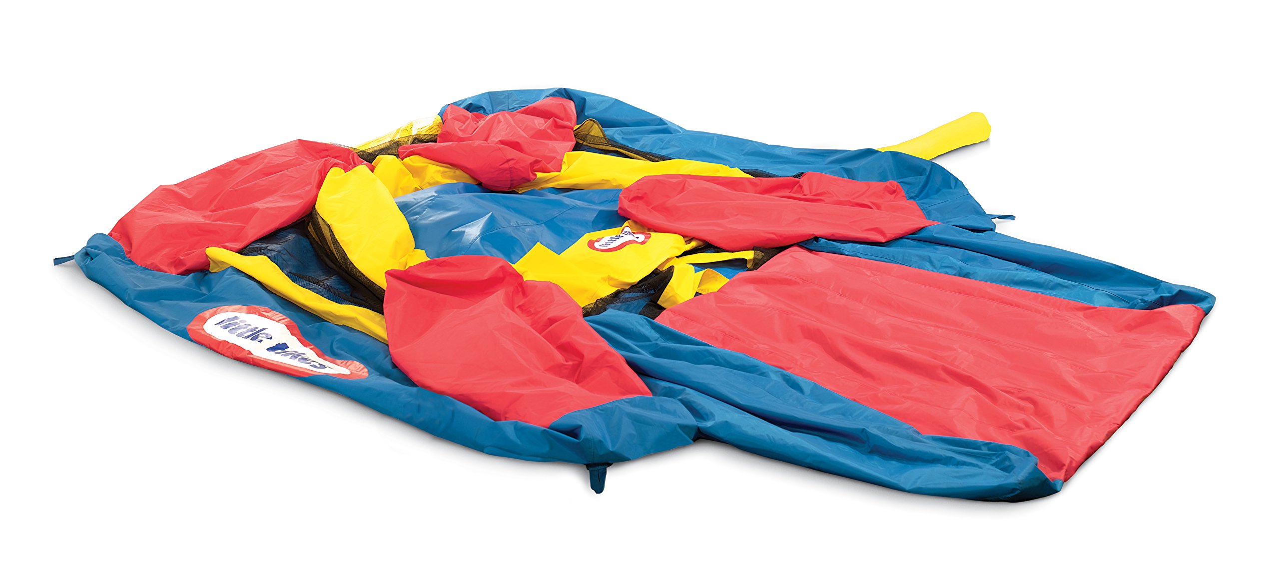 little tikes Tikes Jump 'n Slide Bouncer - Hüpfburg mit Sicherheitsnetz für den Außenbereich - Inklusive Tragetasche, Hochdruckgebläse und Flickmaterial - Für aktives Spielen - Für Kinder ab 3 Jahren