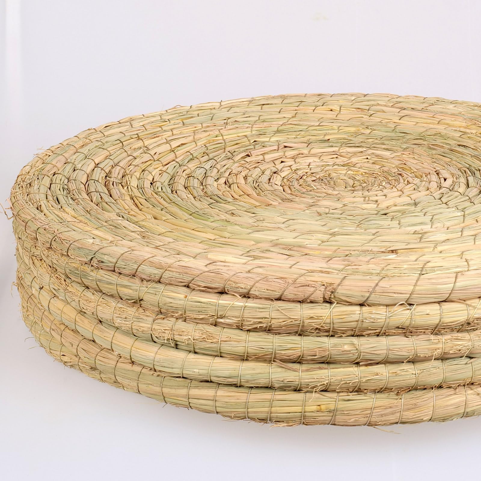 Cible en paille 50 cm pour le sport à l'arc | Cible de paille traditionnelle avec 5 anneaux | Différentes épaisseurs
