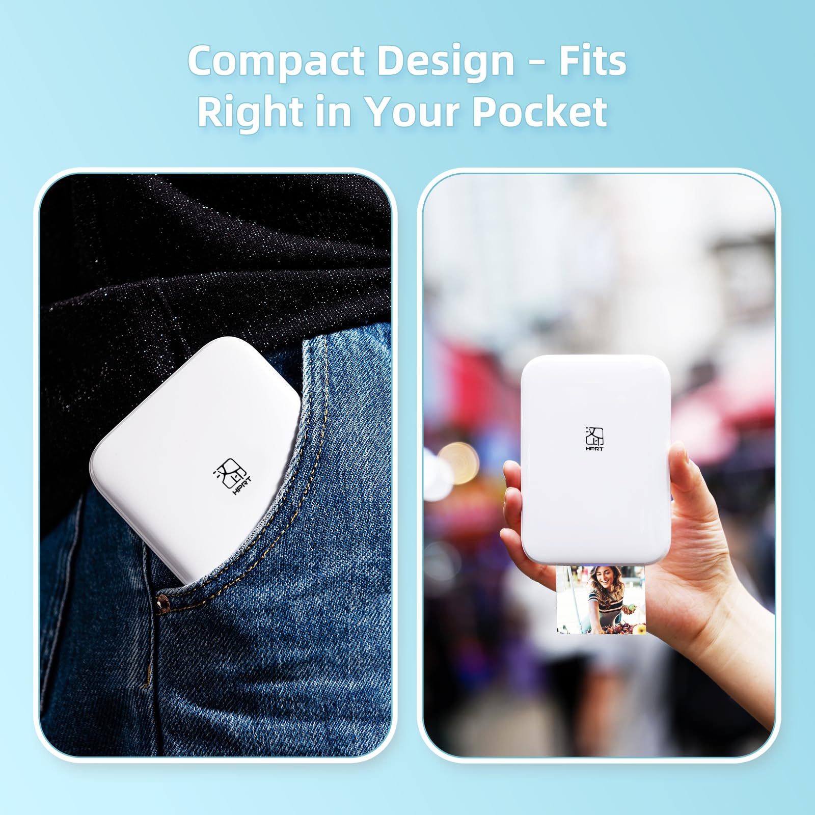 Amazon.com: HPRT MT53 Mini Photo Printer - Portable Wireless Amazon.com: HPRT MT53 Mini Photo Printer - Portable Wireless
