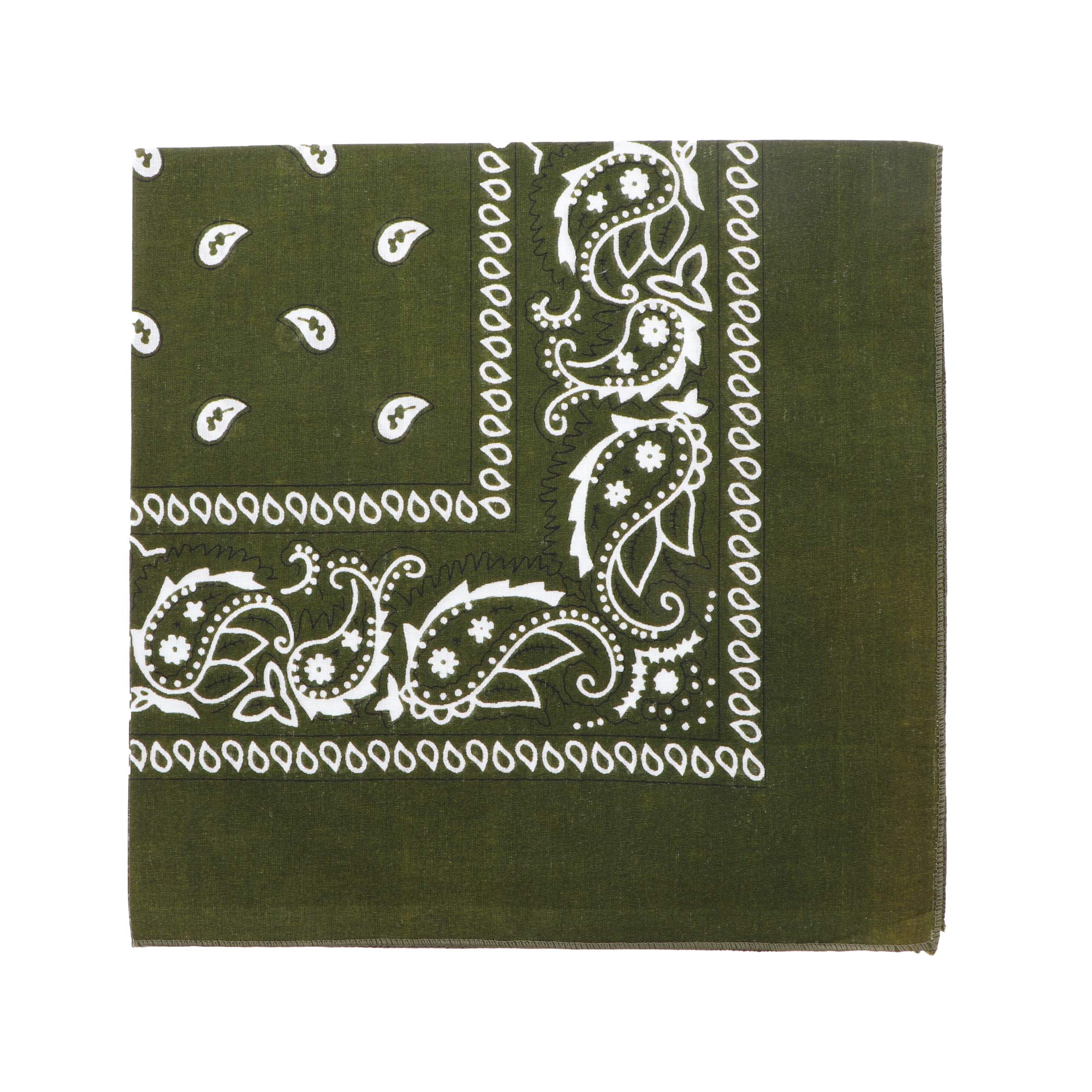 Motique Accessories22 Inch Cotton Paisley Bandana