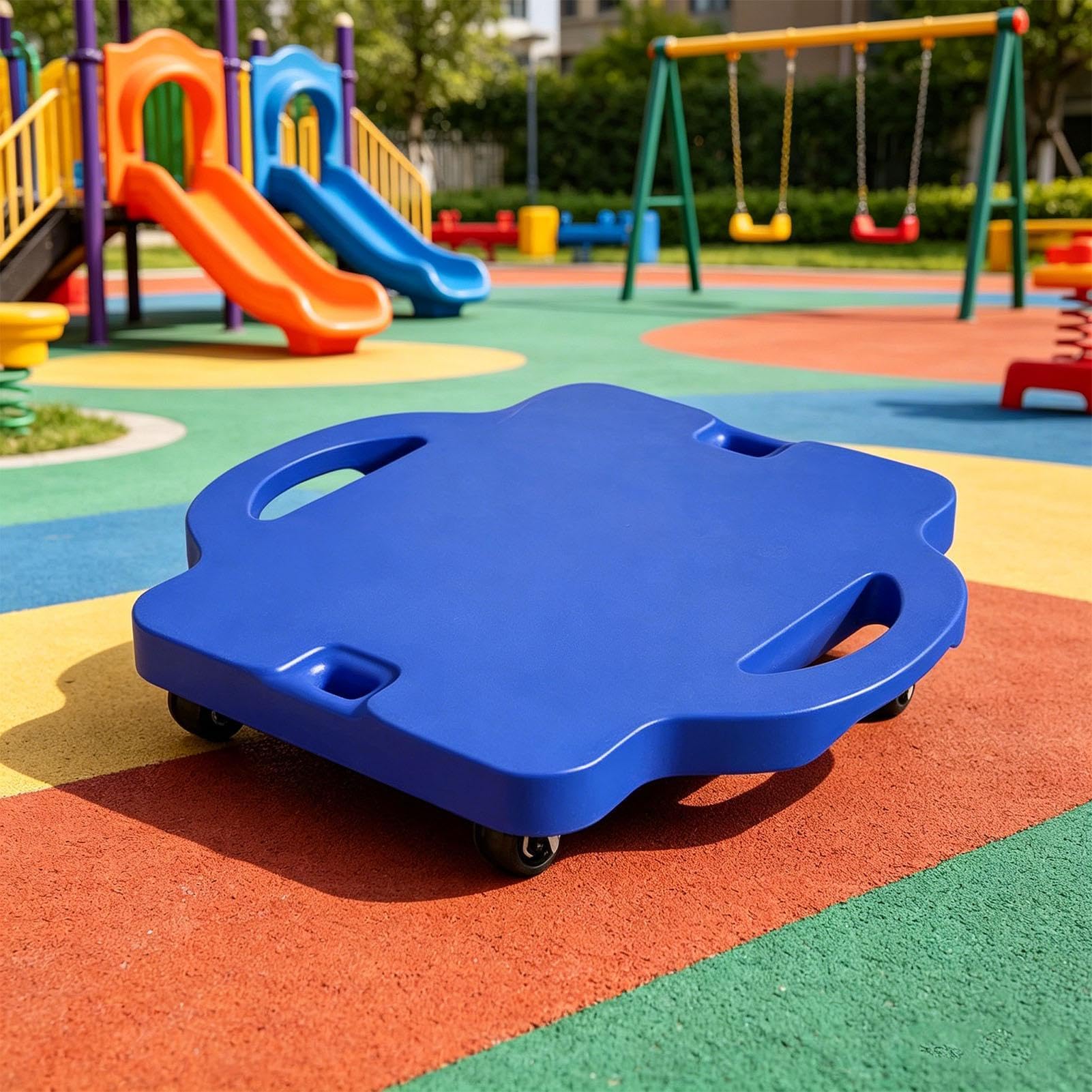 Monopattino Seduto | Giocattolo per l'allenamento sensoriale e l'equilibrio dei bambini - Tavola a Rotelle da Giochi - per ragazzi e ragazze 3+ all'aperto, scuola, palestra, giochi, campeggio, casa