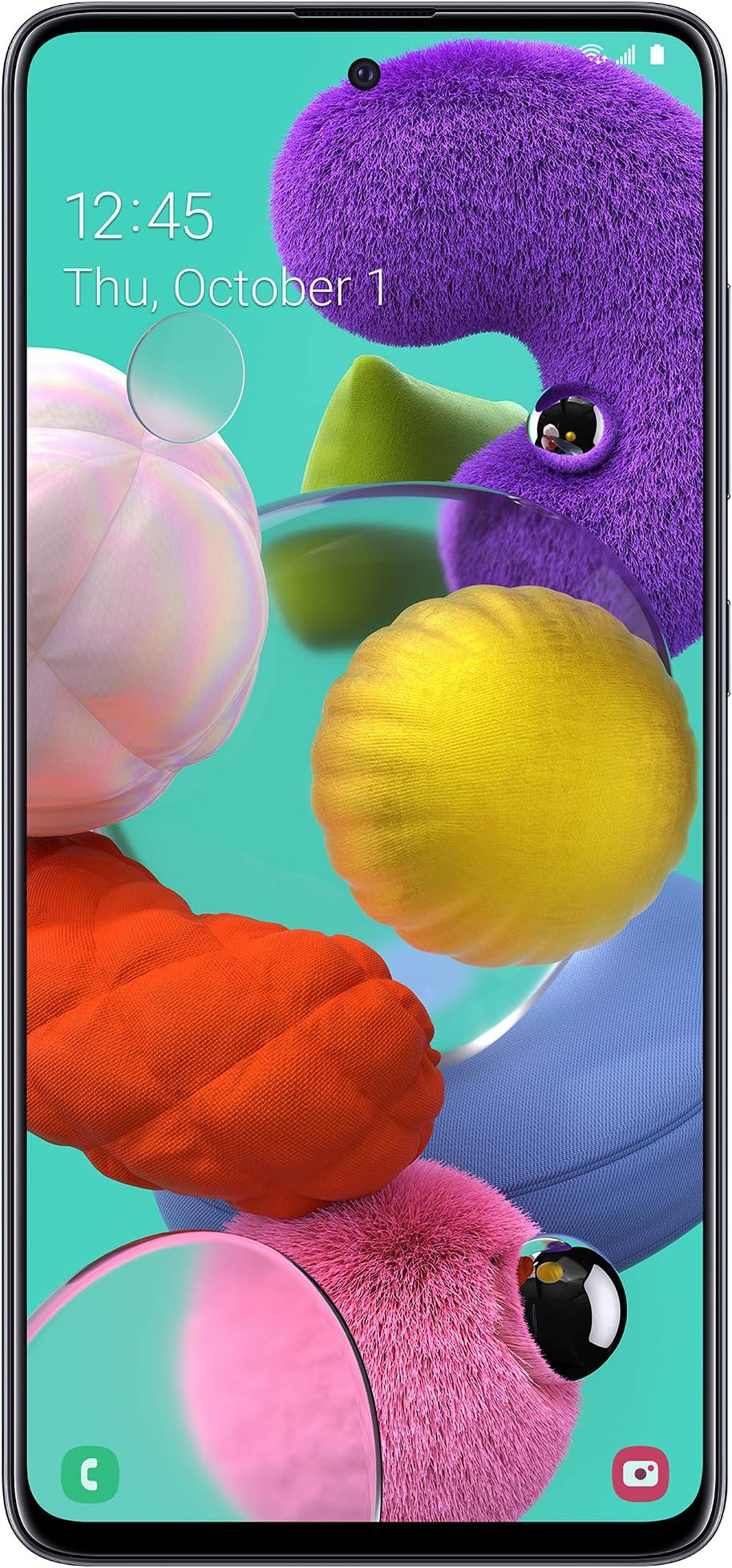 Tracfone Samsung Galaxy A51 4G LTE prepaid Smartphone (Locked) - Black - 128GB - Sim Card Included - CDMA