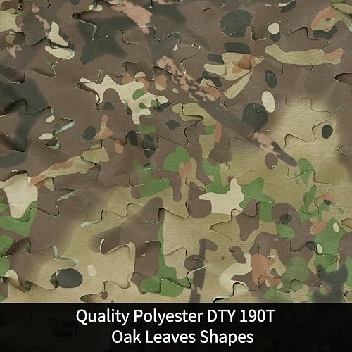 Vista 55 de LOOGU - Red de camuflaje militar para caza y acampada, 6.5 x 10 pies, 6.5 x 26 pies, 10 x 10 pies, 10 x 13 pies, 10 x 16.5 pies, 13 x 16.5 pies