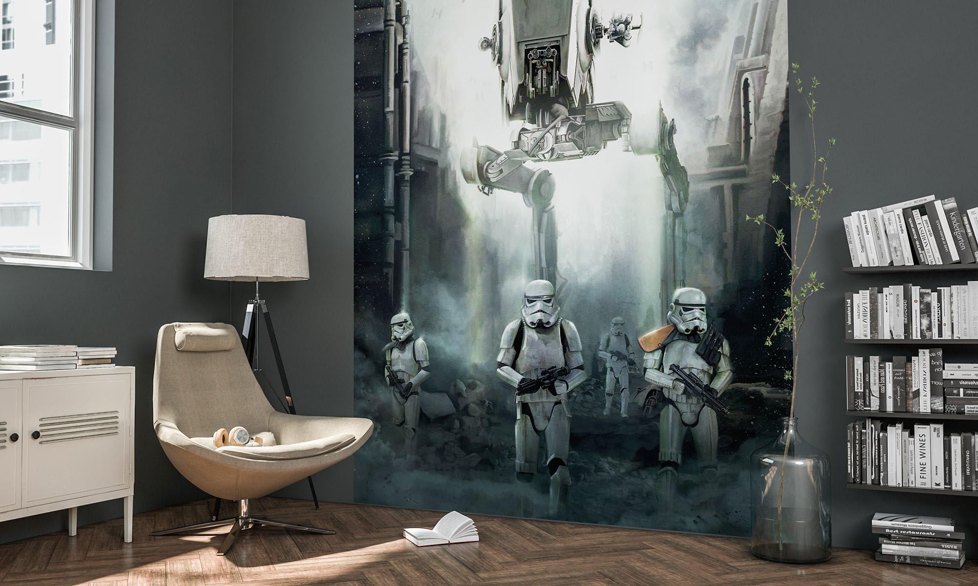Stickers Muraux Géant De Komar - Star Wars One Of Us! - Taille: 125 X 125 Cm | Leroy Merlin
