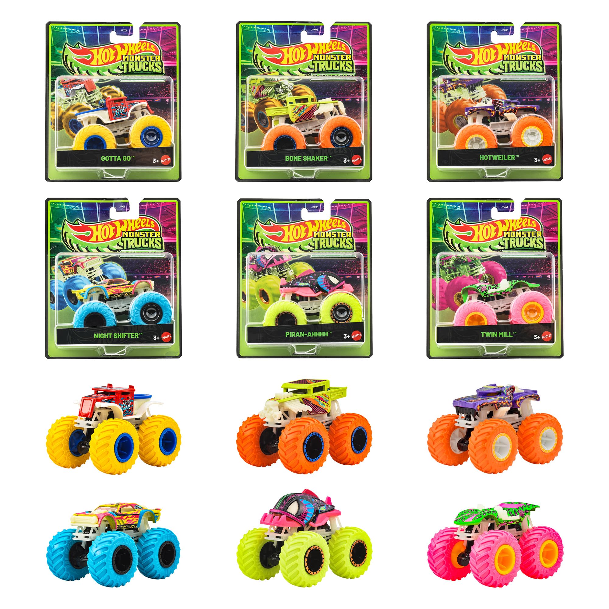 Amazon | ホットウィール(Hot Wheels) 光る！モンスタートラック