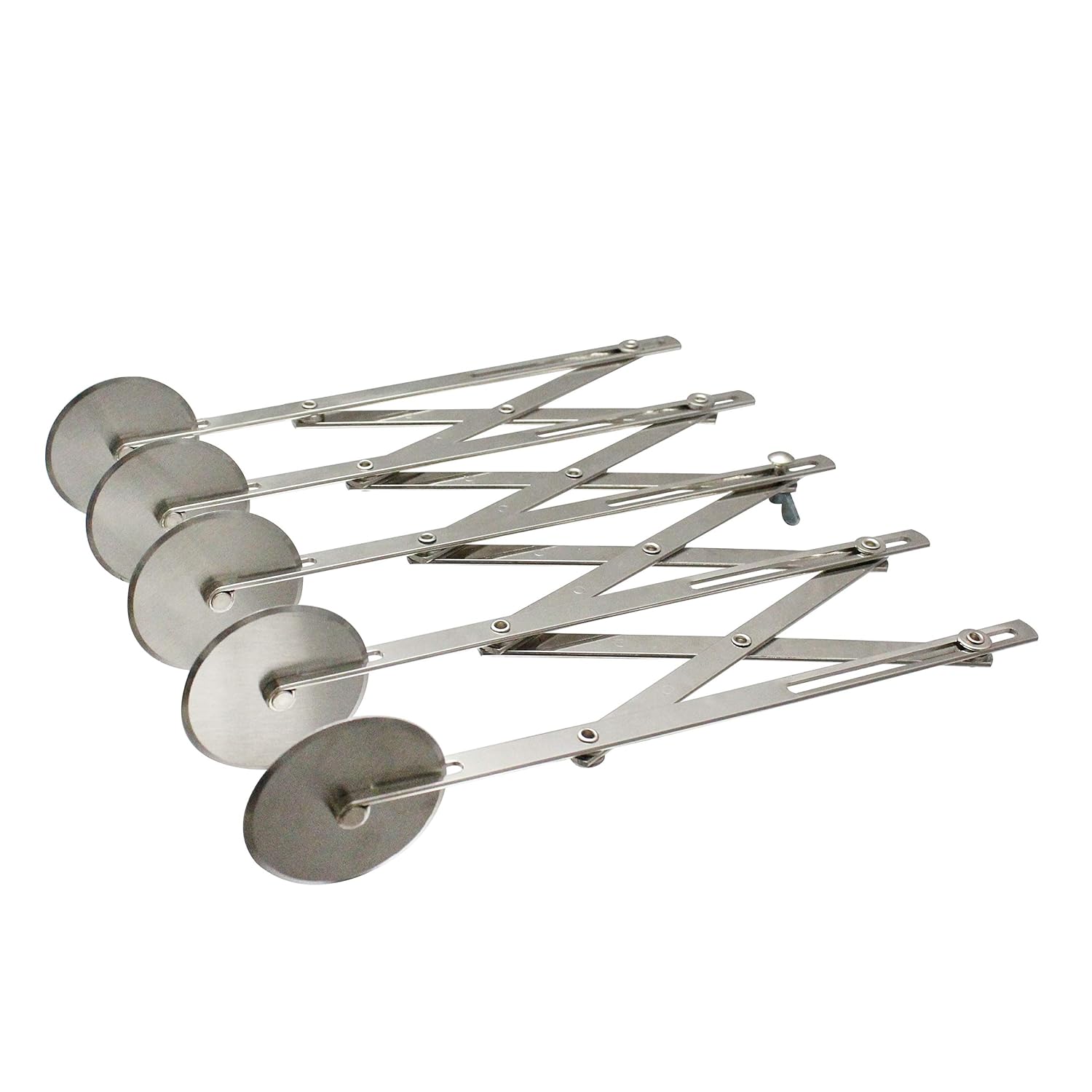 Thunder Group SLADD05 Dough Divider, 5 Wheel, Adjustable, Lockable, Stainless Steel