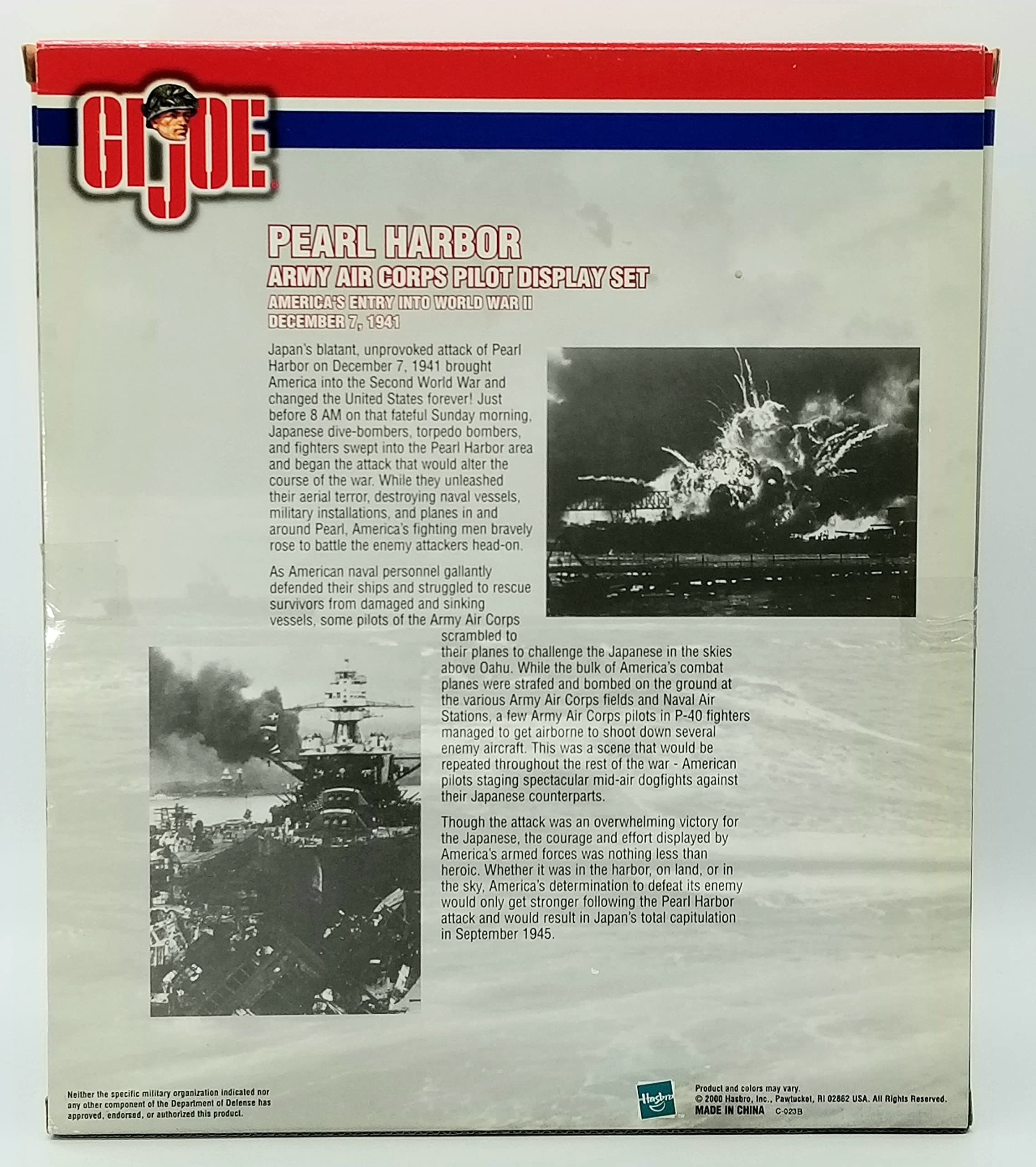 Amazon.com: GI JOE PEARL HARBOR ARMY AIR CORPS PILOT DISPLAY SET