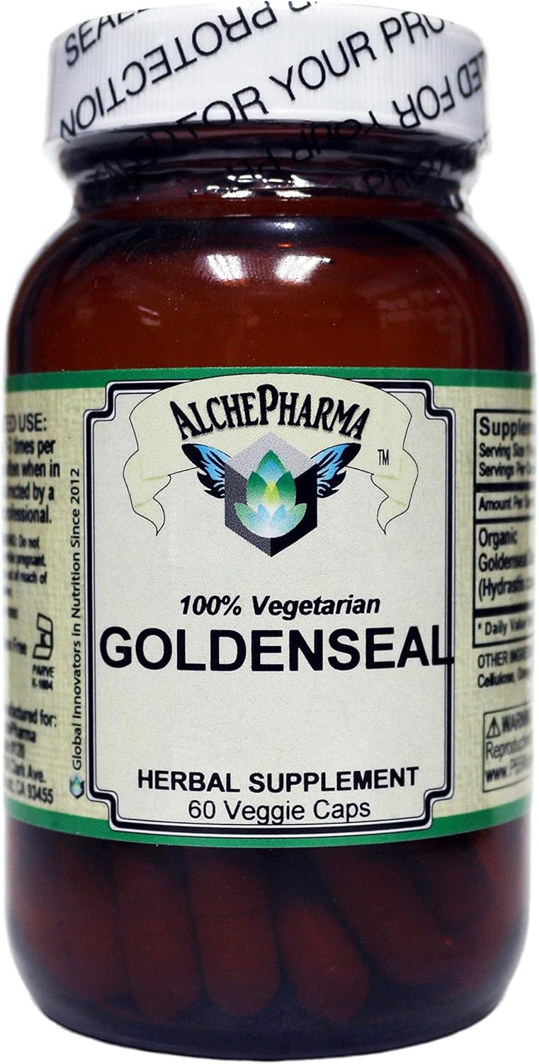 Goldenseal Root 250mg (Organic Hydrastis Canadensis) • 60ct Veg Caps