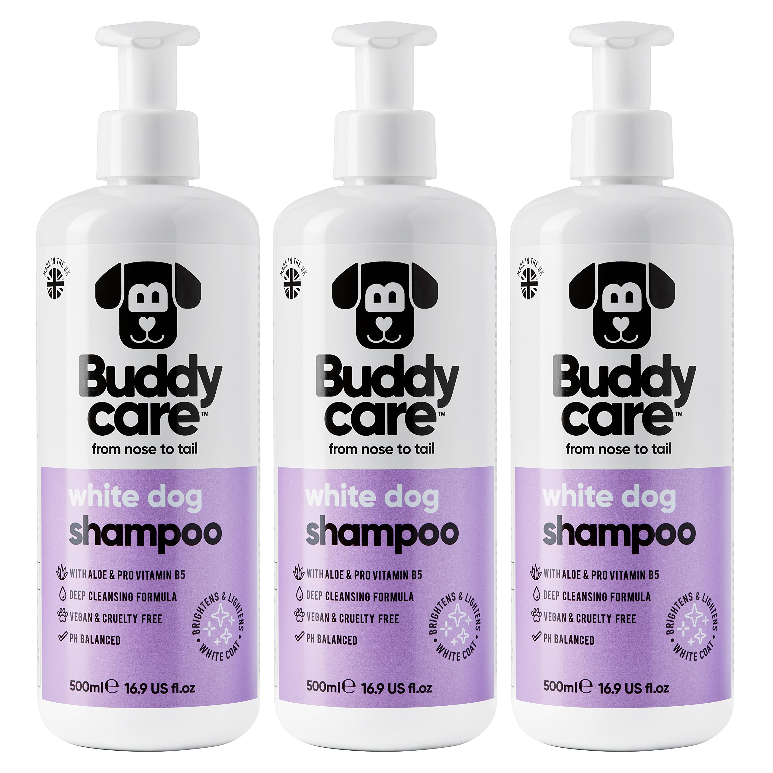 Buddycare Oatmeal Dog Shampoo for Smelly Dogs (16.90oz) - Hypoallergenic & Itch Relief Formula, Gentle on Sensitive Skin, Includes Dog Shampoo and Conditioner - Essential Dog Grooming Supplies — view 11