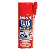Vista 9 de Loctite Tite Foam Gaps & Cracks - Sellador de espuma en aerosol, lata de 12 onzas líquidas, paquete de 12 – El poliuretano se expande