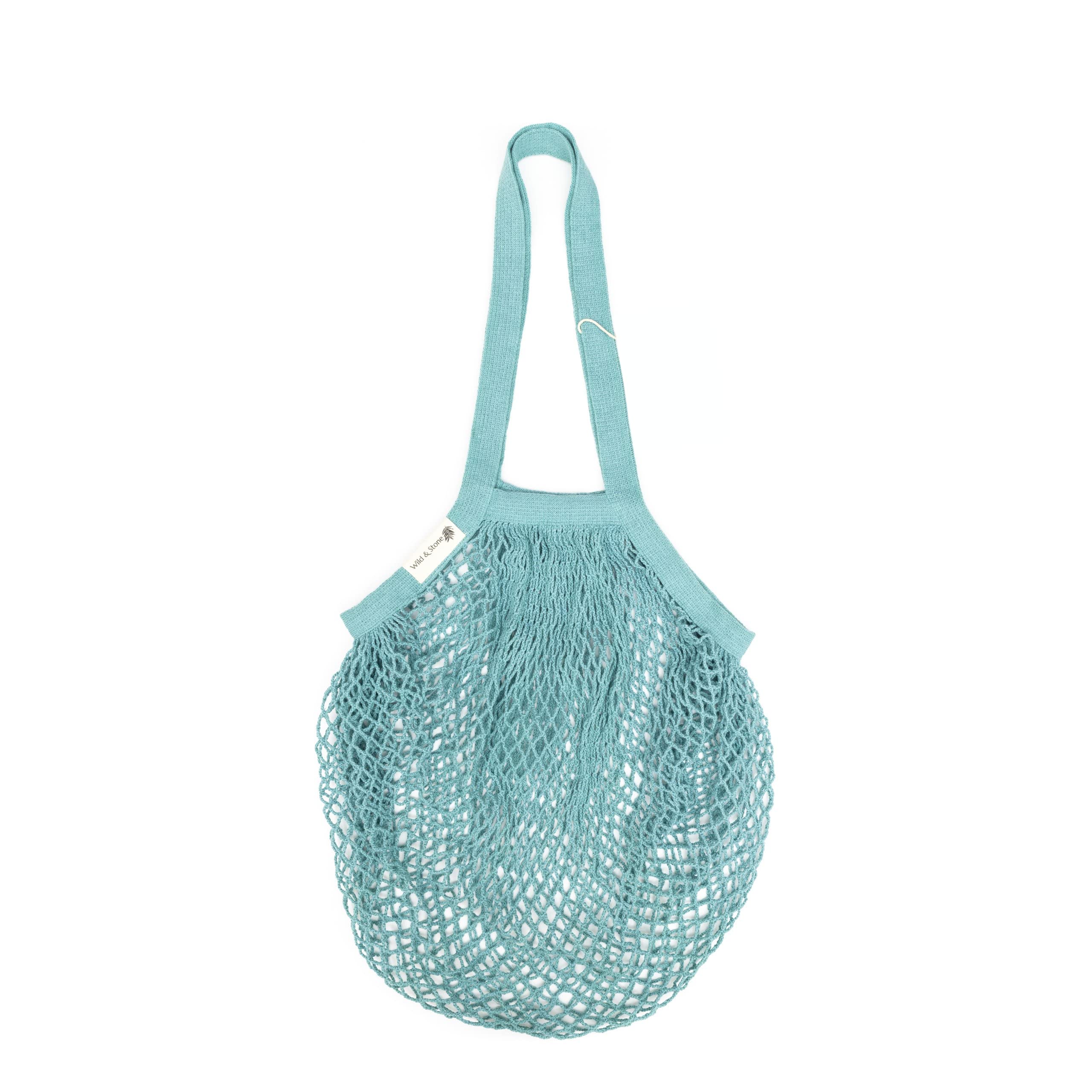 Mesh Tote Bag | Organic Cotton String Shopper | Farmers Market Reusable Shopping Bag | Produce Bag