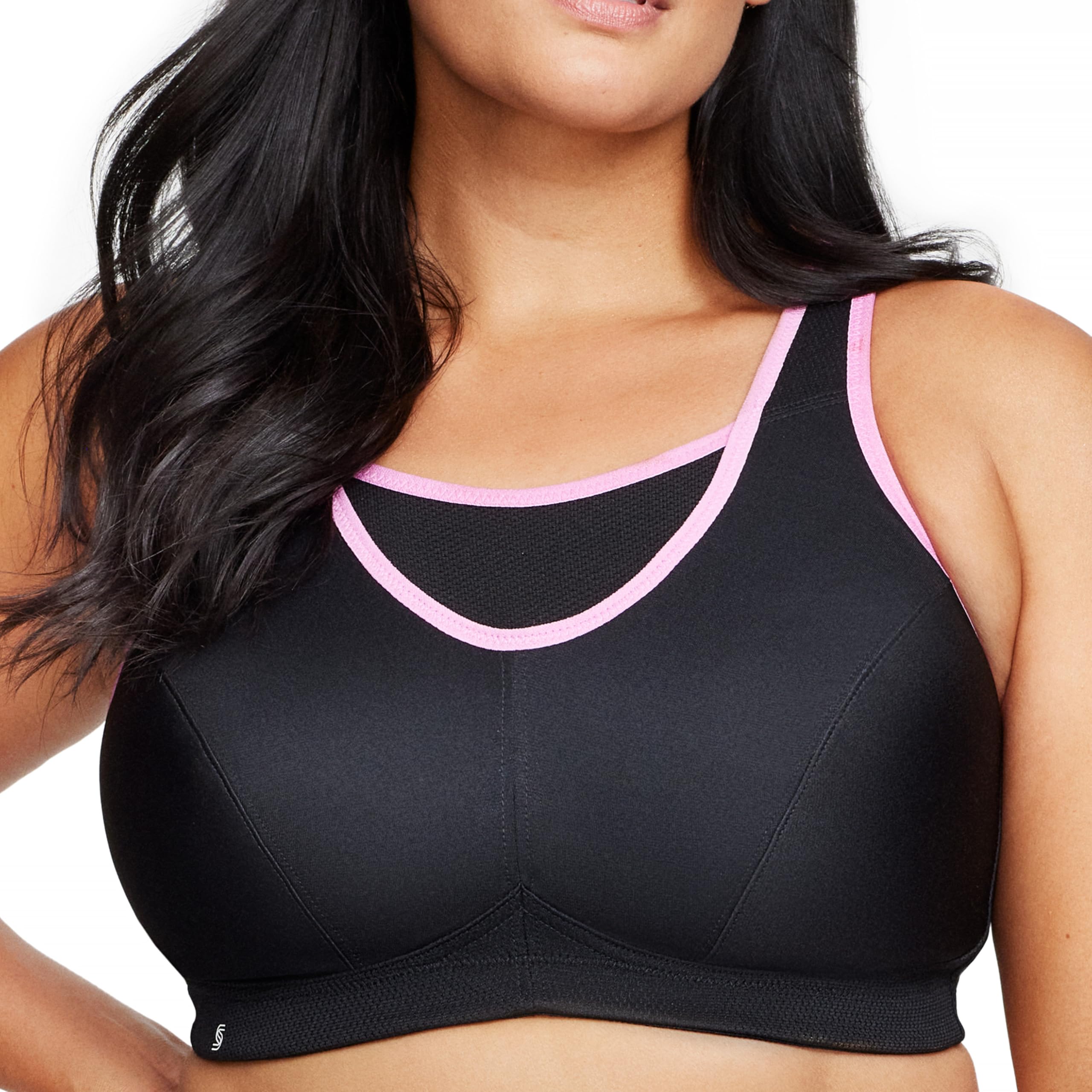 Glamorise No Bounce Full Support Sport Bra, Reggiseno Sportivo Donna