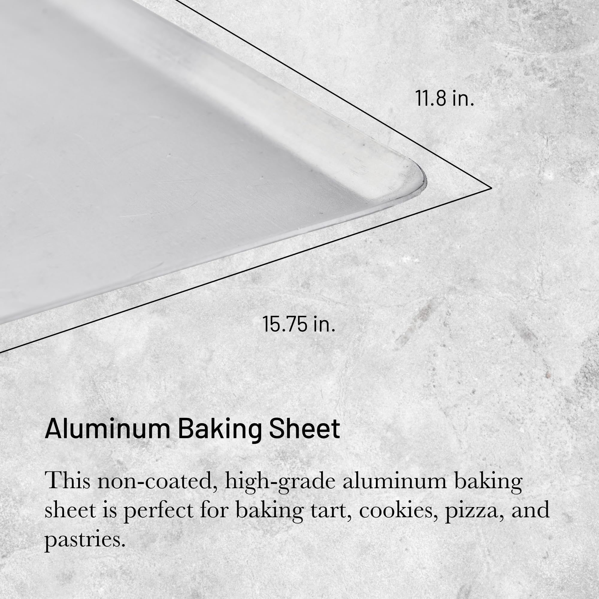 De Buyer Platte rechteckig Aluminium. BP 40 x 30 cm