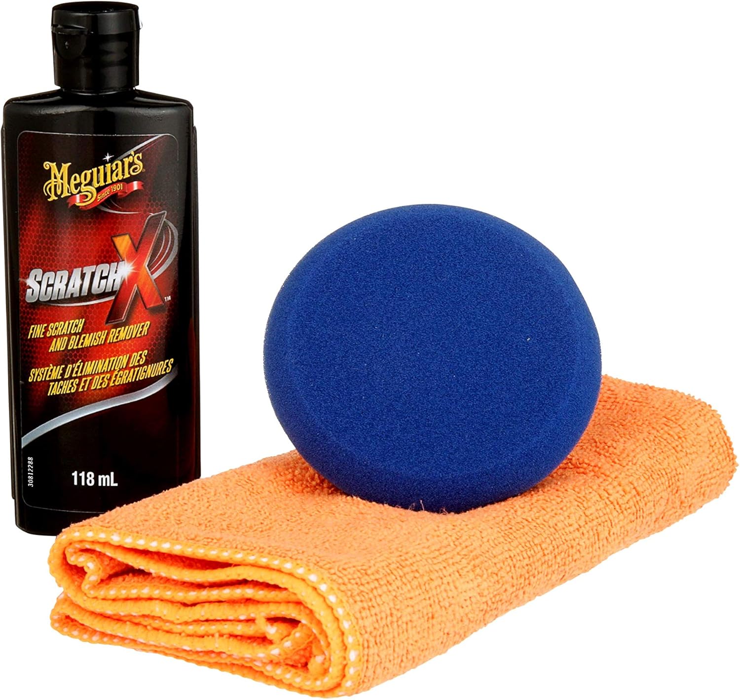 Meguiar's Quik Scratch Eraser Kit, All in One Kit with 4” Scratch