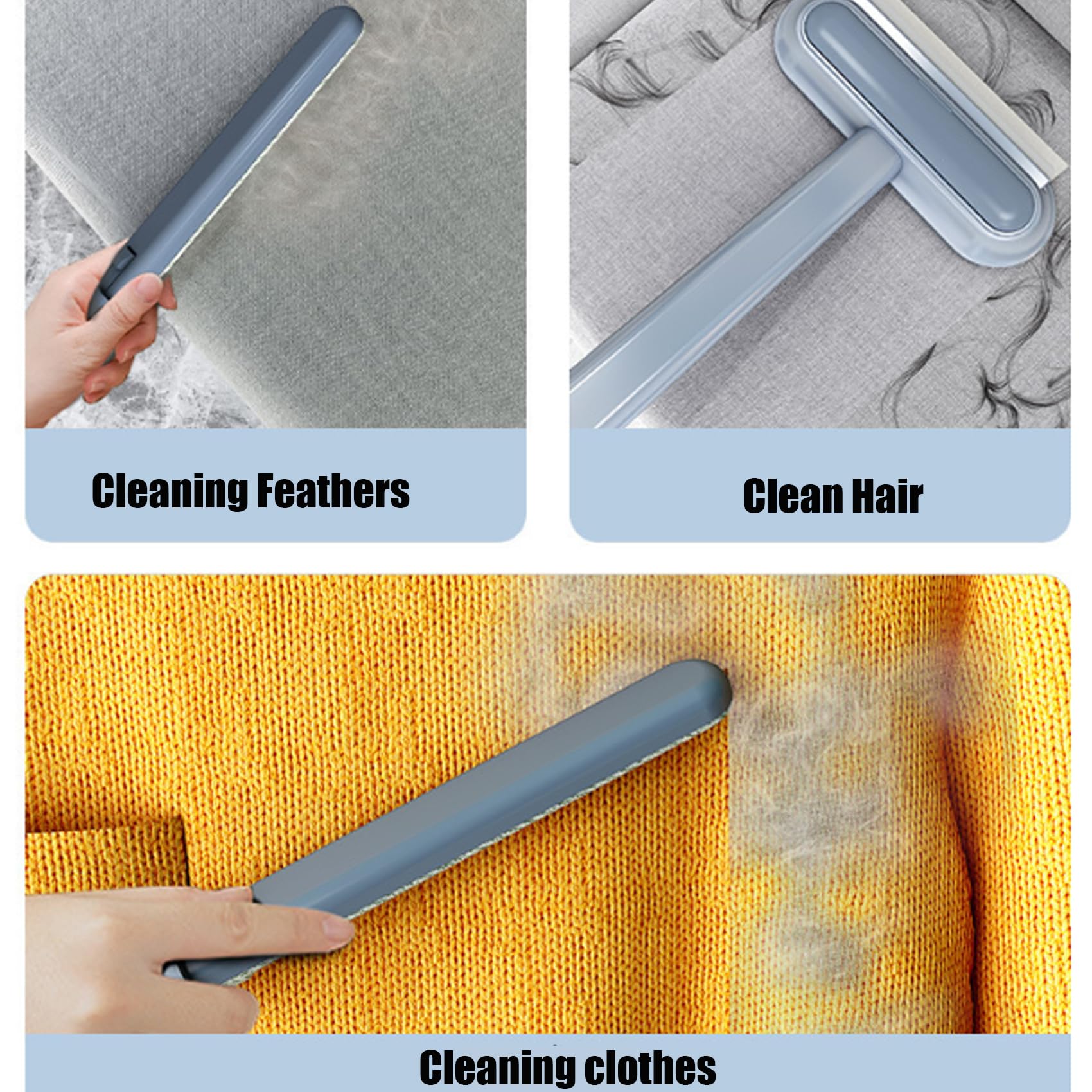 Pets Hair Remover, 4 In 1 Pet Hair Remover, Durable, Reusable, Washable Lint Cleaner for Dog and Cat, Gentle on Furniture, Effective on Carpets, Clothing, Bedding (1pcs)