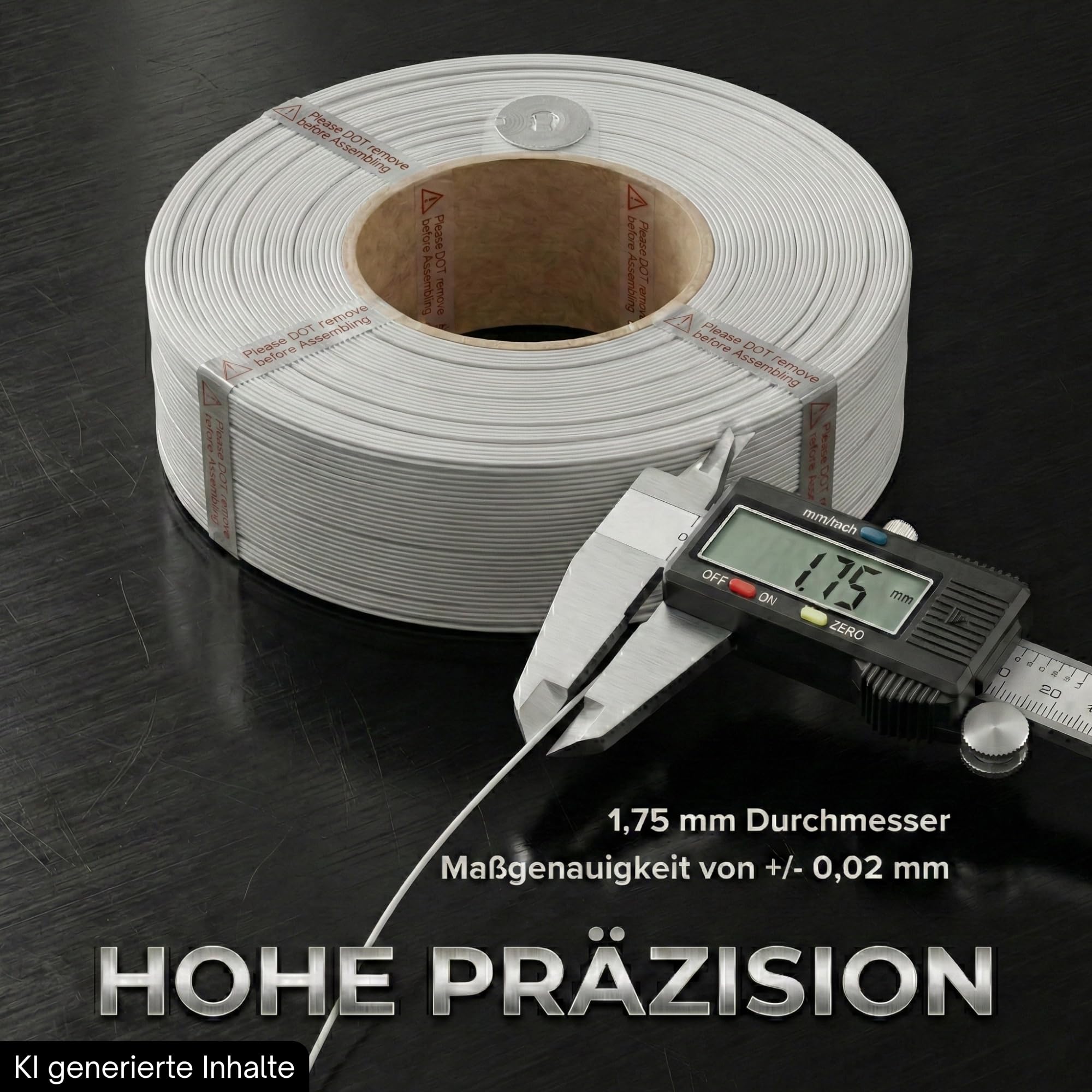 PET-G BASIC FILAMENT 1,75 mm wkład do Bambu Lab PETG z chipem RFID do drukarek 3D AMS Bambulab akcesoria biały 30106