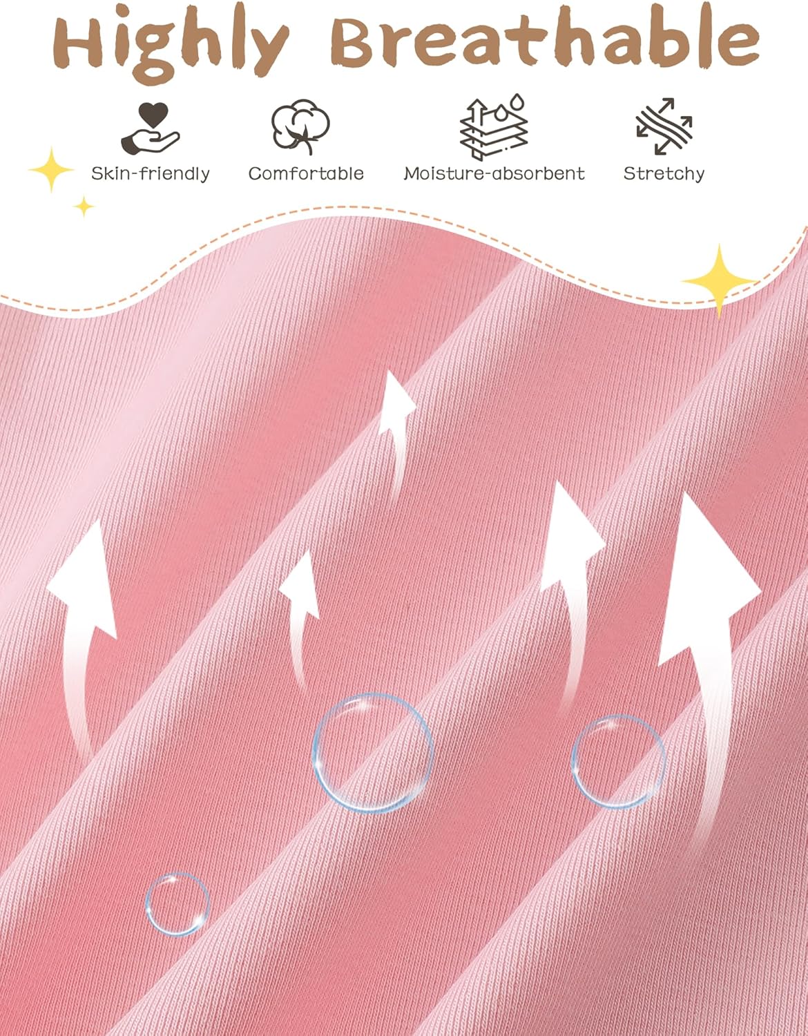 Mikrdoo Girls Pajamas Kids Soft Cute Cotton Long Sleeve 2 Piece Stretchy Snug Fit Pjs Set for Girls Size 4-14Y - Image 5