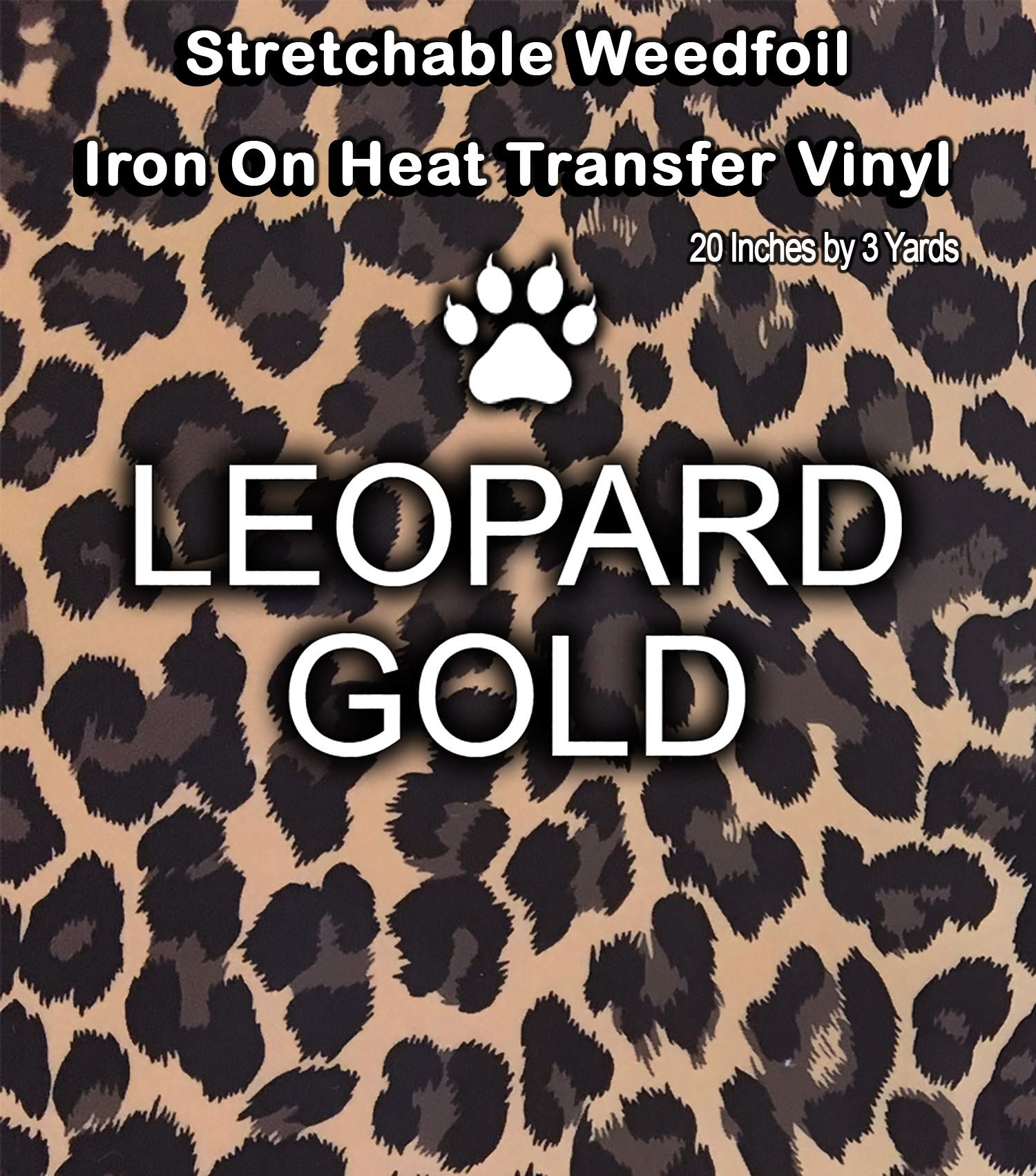 Stretchable WeedFoil Iron On Heat Transfer Vinyl 20