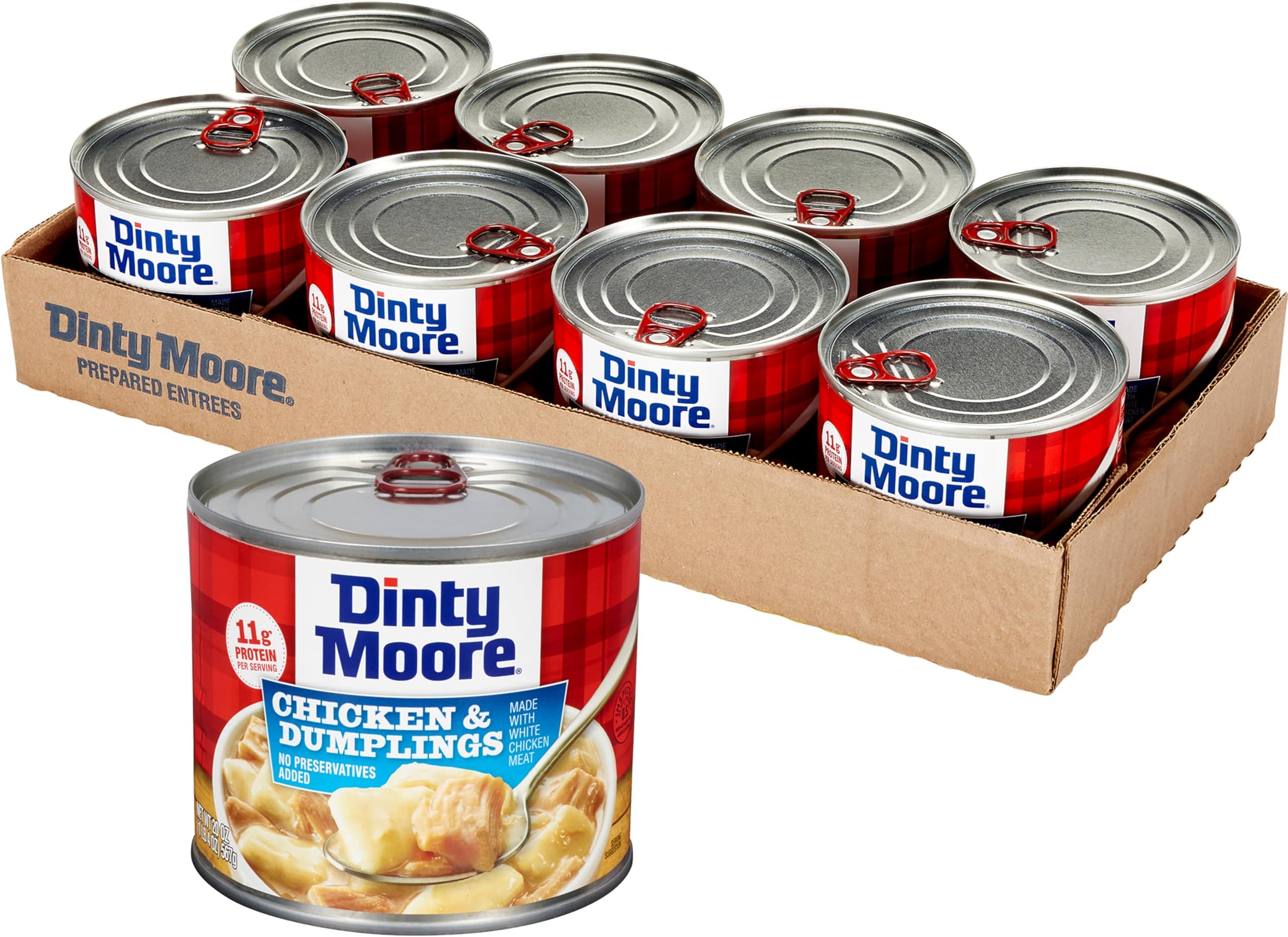Dinty Moore Food Can, Chicken & Dumpling, 20 Oz, Pack of 8