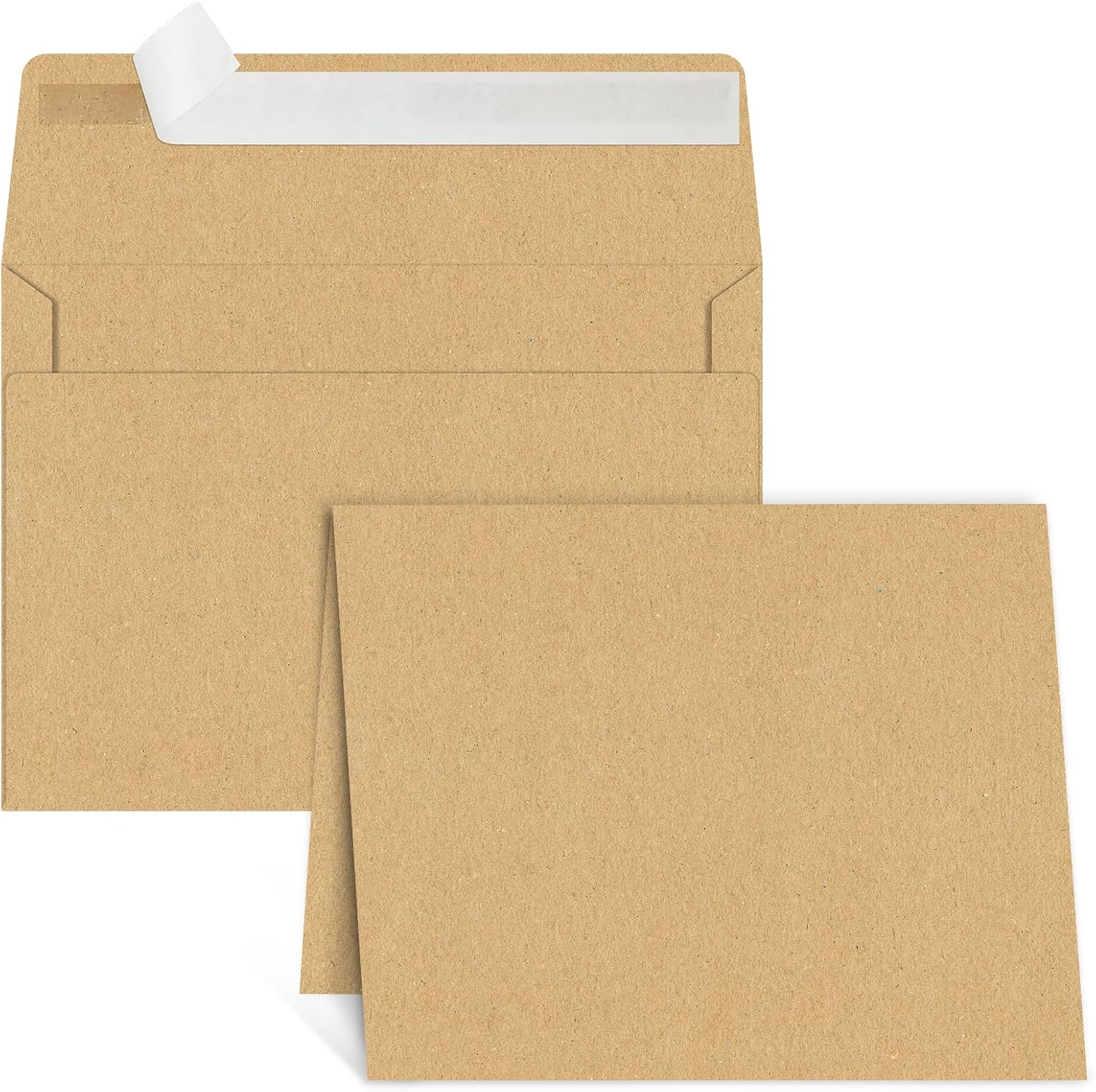 Amazon.com : Brown Invitation Cardstock - 5x7 Blank Cards and Envelopes ...