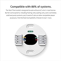 Vista 3 de Termostato Google Nest - Termostato inteligente para el hogar - Termostato programable con Wifi - Niebla