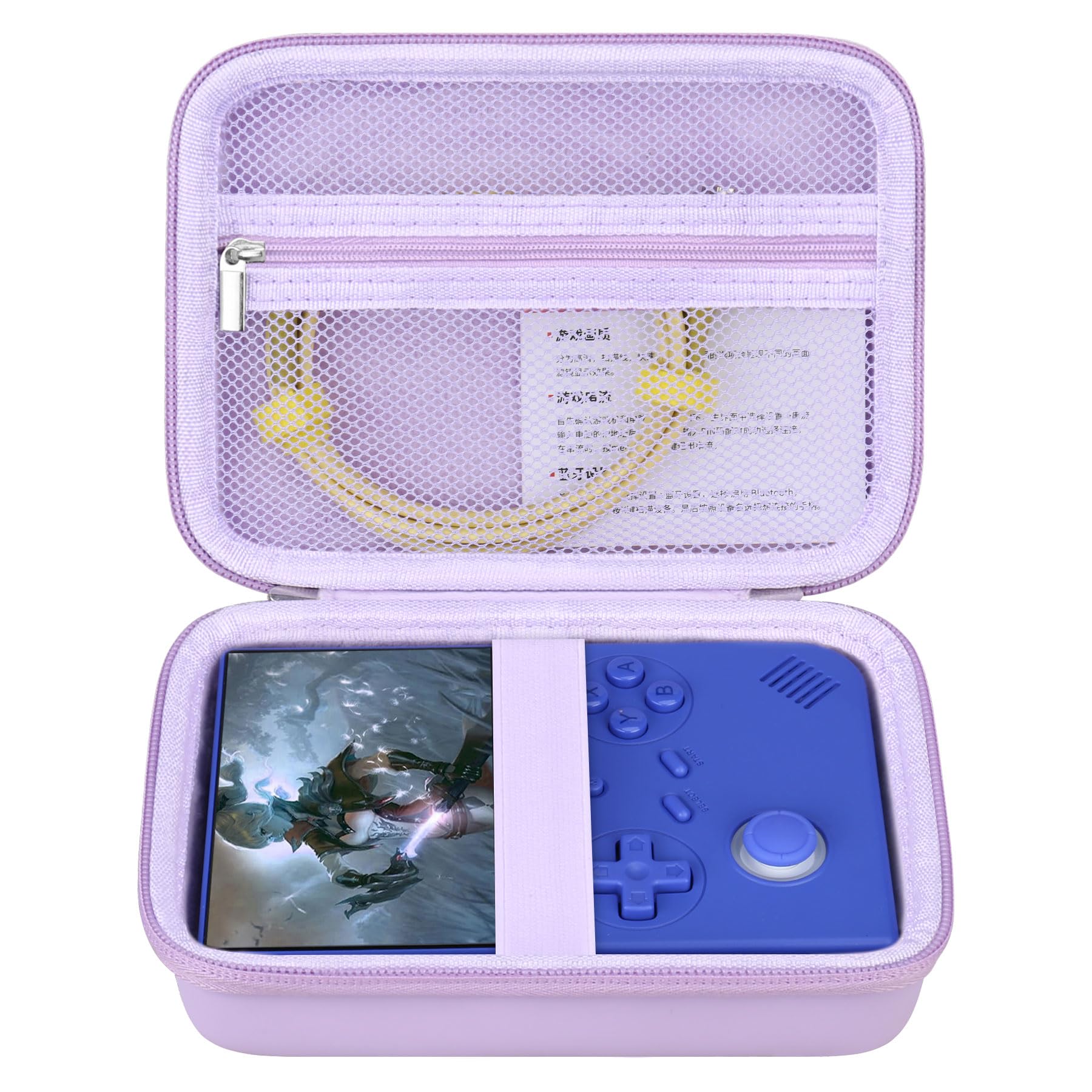 RAIALL Carrying Case for G350/Anbernic RG35XX Pro/RG40XXV/RG405V/RG406V Retro Handheld Game Console, Retro Game Hard Protective Travel Storage Holder