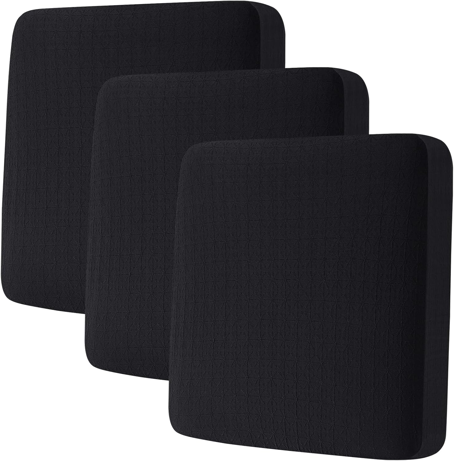 hyha Ice Silk Couch Cushion Covers, Sofa Covers for 3