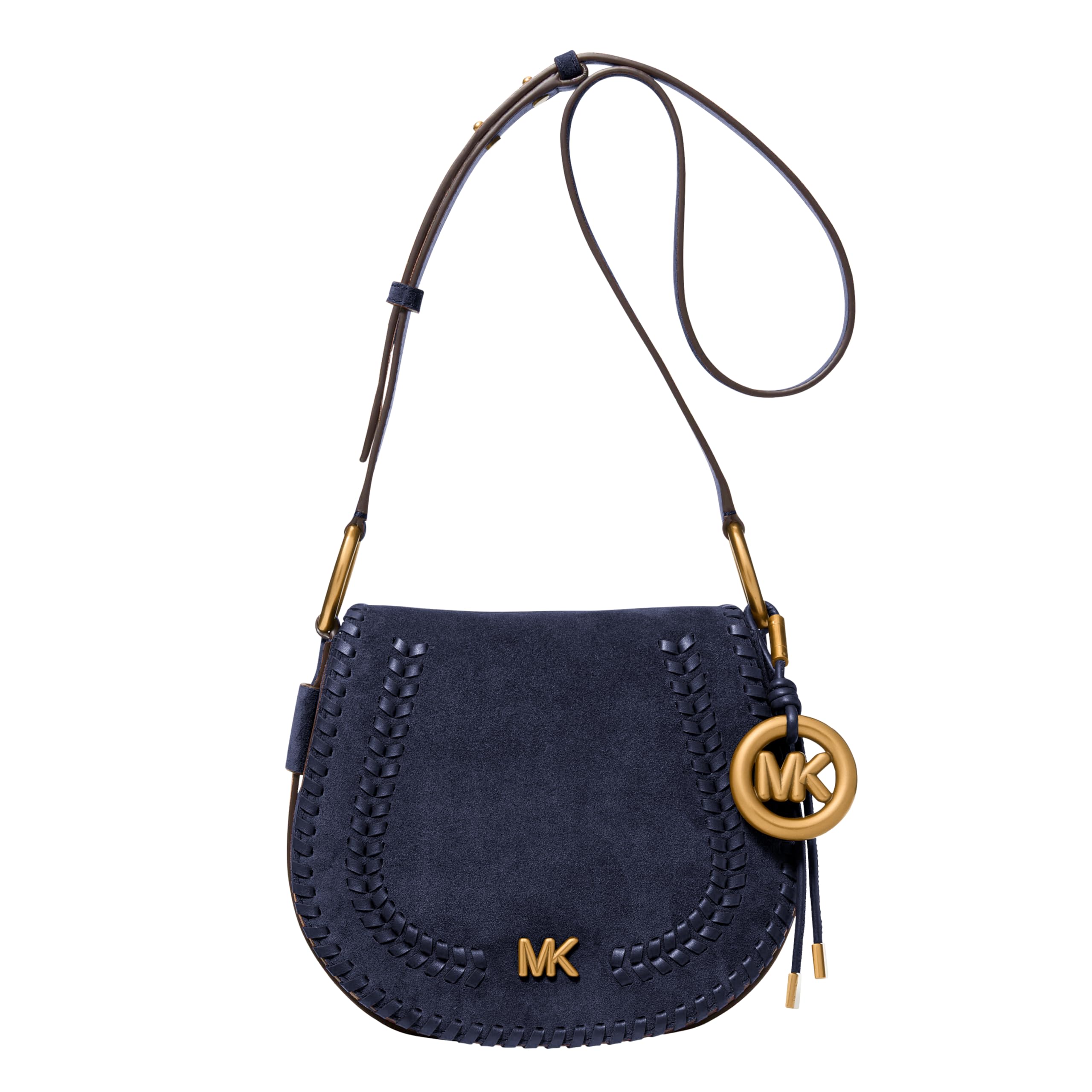Michael Michael Kors Women's Blue Saddle Bag, Sports Direct