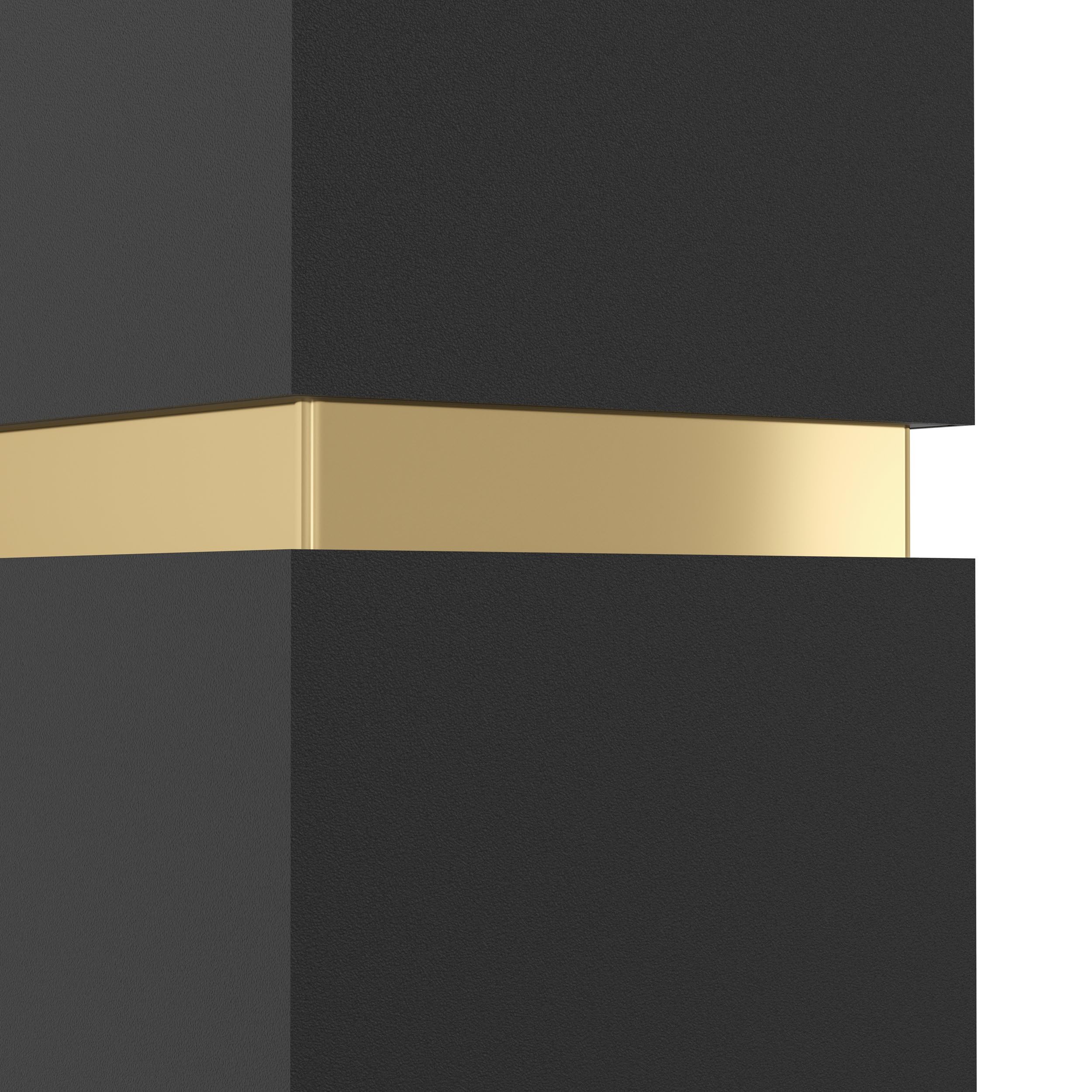 Eglo LED Aplique Passa, lámpara de pared 2 luces, foco interior metal negro