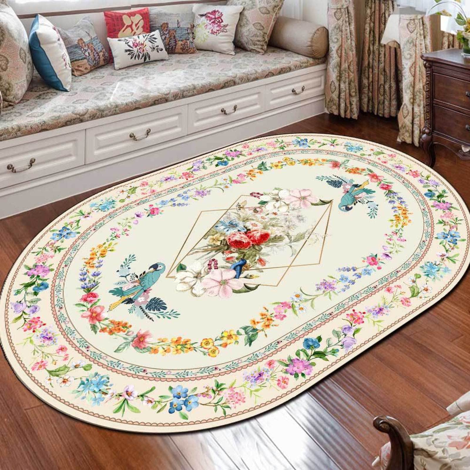 Tapis oriental chic en couronne européenne pour magnifier votre intérieur