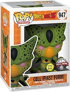 Funko Pop! Animation: DBZ - Cell - (First Form) - Brille dans Le Noir - Dragon Ball Z - Figurine en Vinyle à Collectionner...