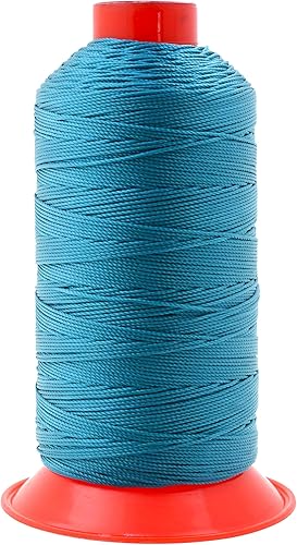 Miniatura 885 de Mandala Crafts Hilos de coser resistentes de nailon consolidado, hilo para tejer jeans de cuero, hilos de tapicería marina al aire libre, Beige