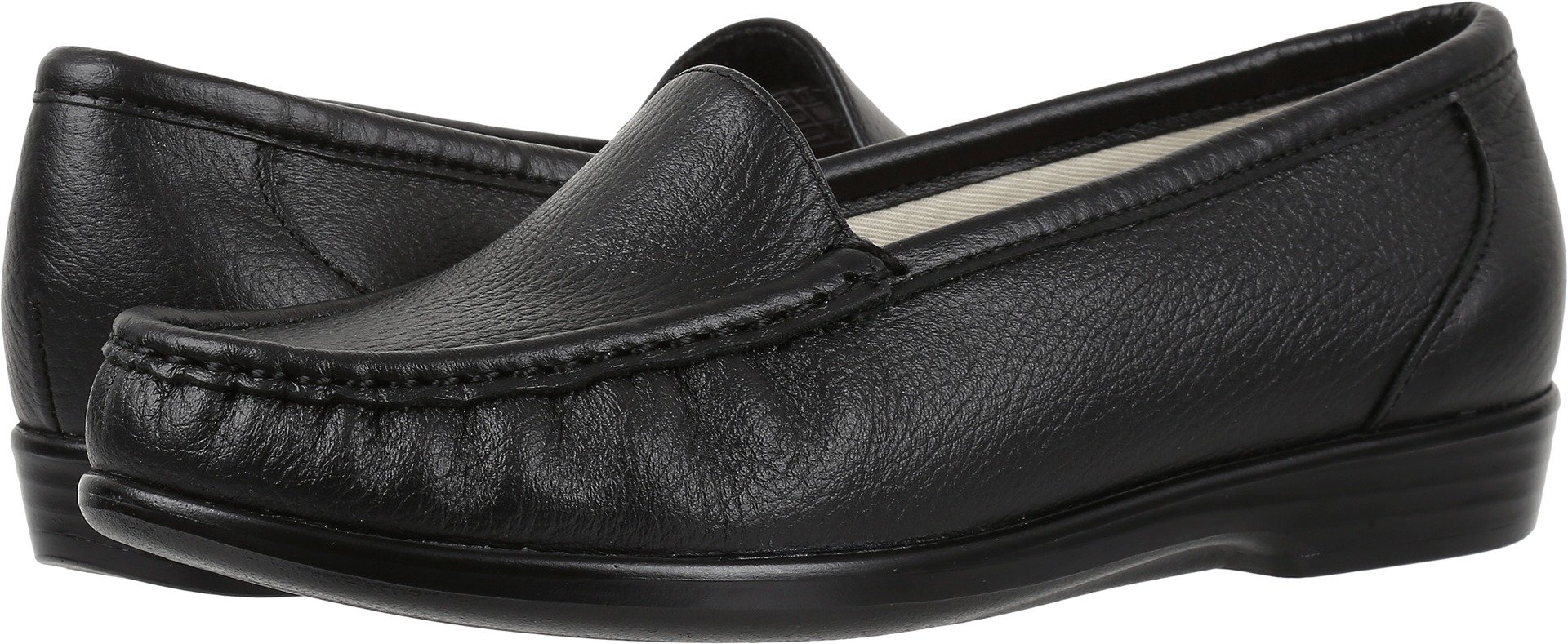 SAS Damski, Simplify Loafer, Czarny, 42 EU