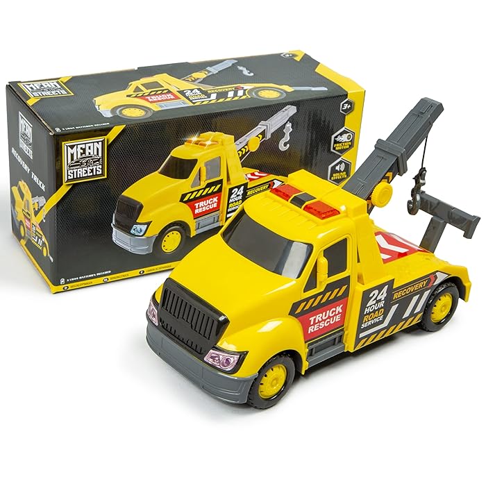 Buy abeec Recovery Truck Tow Truck Toy with Light and Sound Effects