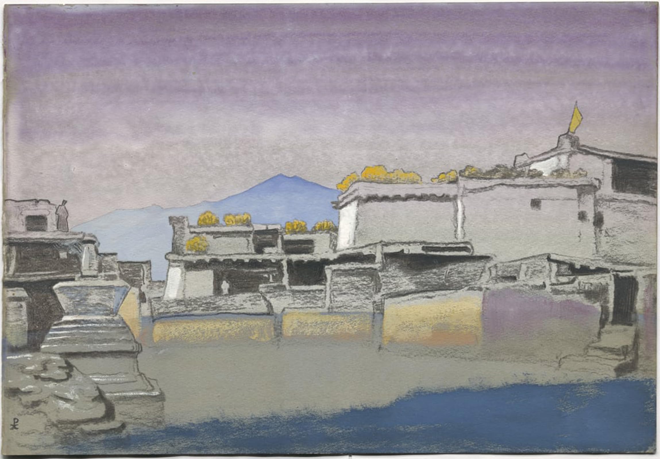 Affiche décorative Nicholas Roerich peinture graffiti pour bureau