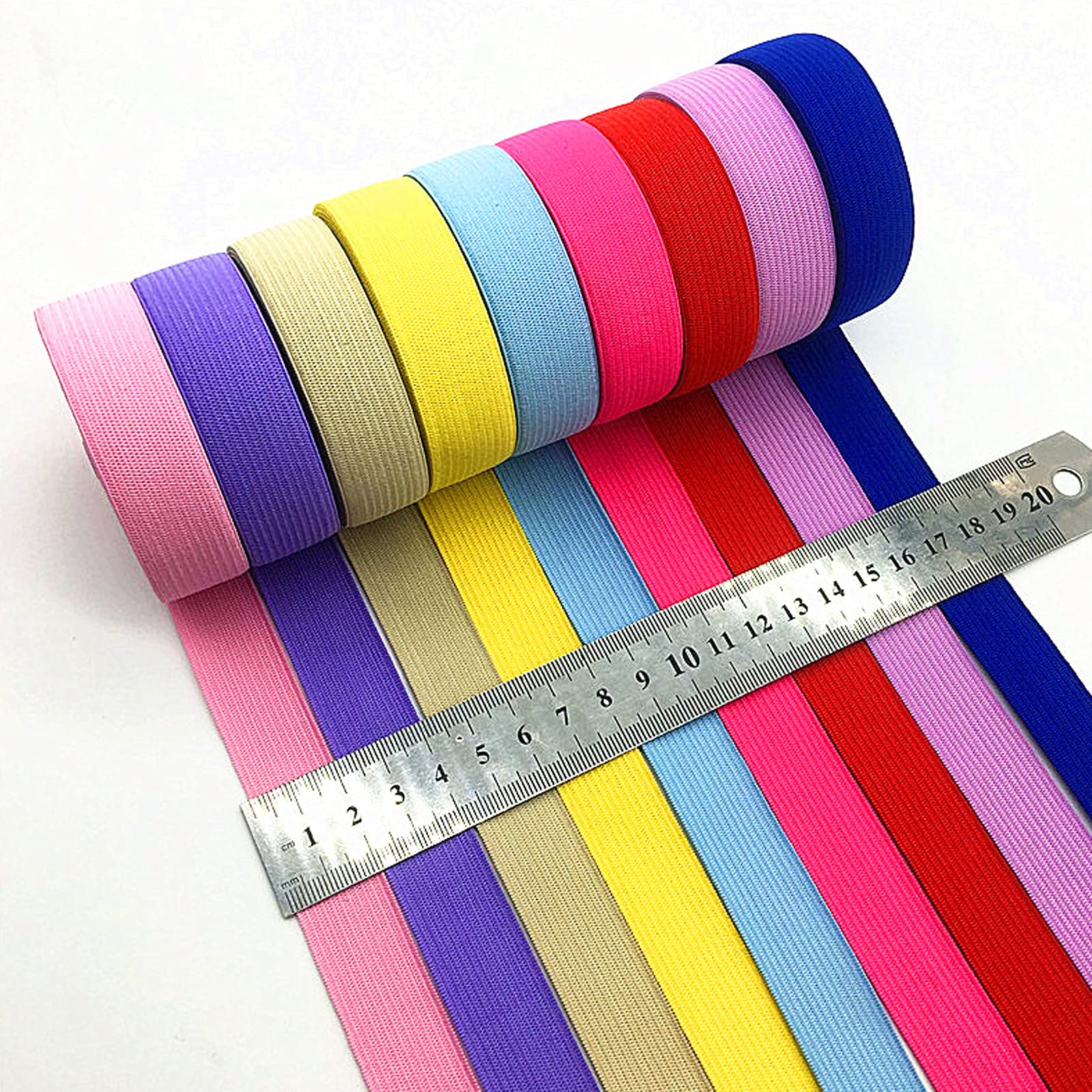 Dokpav Elastico per Cucito 5 x 64 etri Elastici Elastico Piatto di
