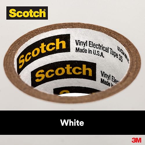 Miniatura 8 de Scotch Cinta eléctrica de codificación de colores de vinilo 35, 34 in x 66 pies, violeta, 10 rolloscartón, 100 rolloscaja