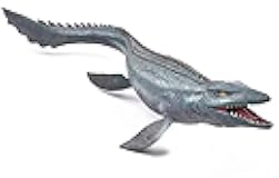 Gemini&Genius Mosasaurus Dinosaur Toy with Movable Jaw, Large Marine Realistically Dinosaur, Ocean Dino World Animal Figure Toy Gift and Party Supplie for Kids