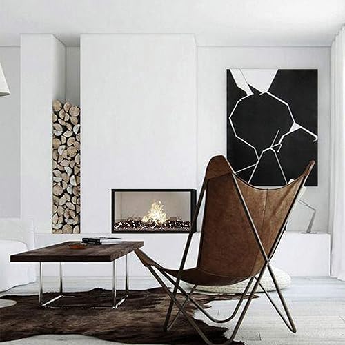 Miniatura 7 de Mr. Fireglass - 10 libras de piedras de fuego reflectantes mezcladas para chimenea hogueras y paisajismo, piedras de  pulgada muy brillantes de