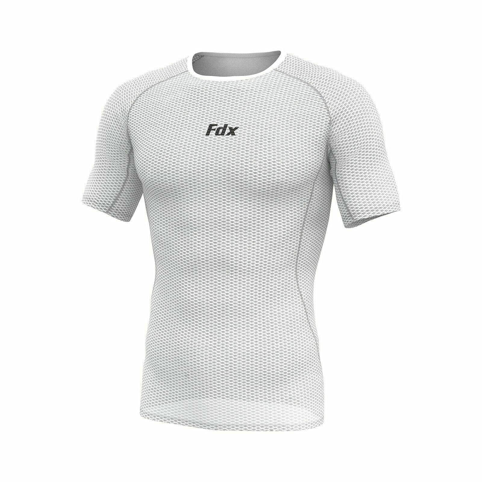 FDX sous-vêtement Technique Cool Mesh à Manches Courtes – Été, ultraléger, Respirant et Anti-odeurs, idéal pour Le vélo, la Course à Pied, la Salle de Sport, l'entraînement et la randonnée