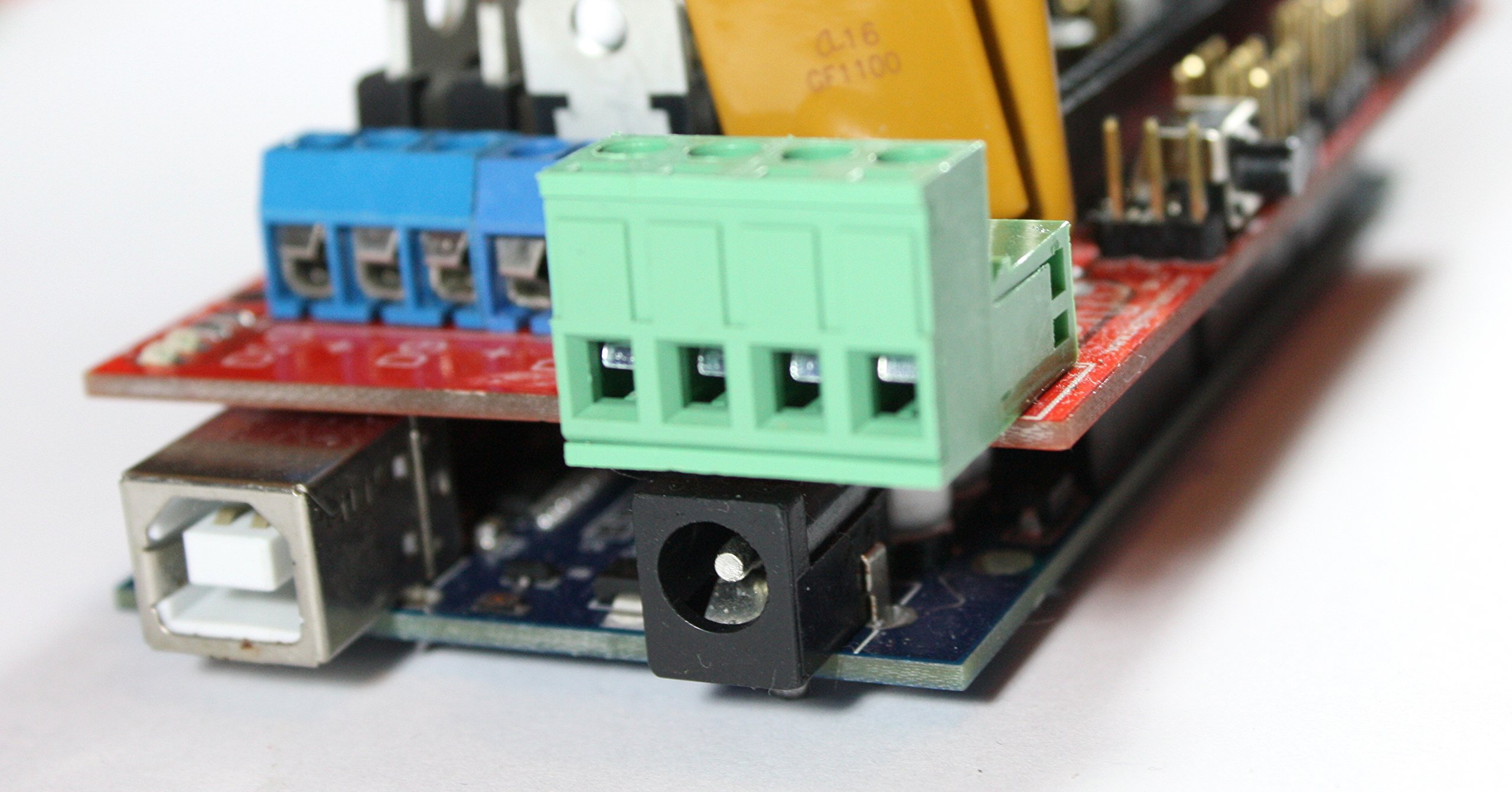 RAMPS 1.4 Set / Kit para impresora 3D RepRap Mega 2560, RAMP Shield, 5 x A4988, cable USB, compatible con Arduino