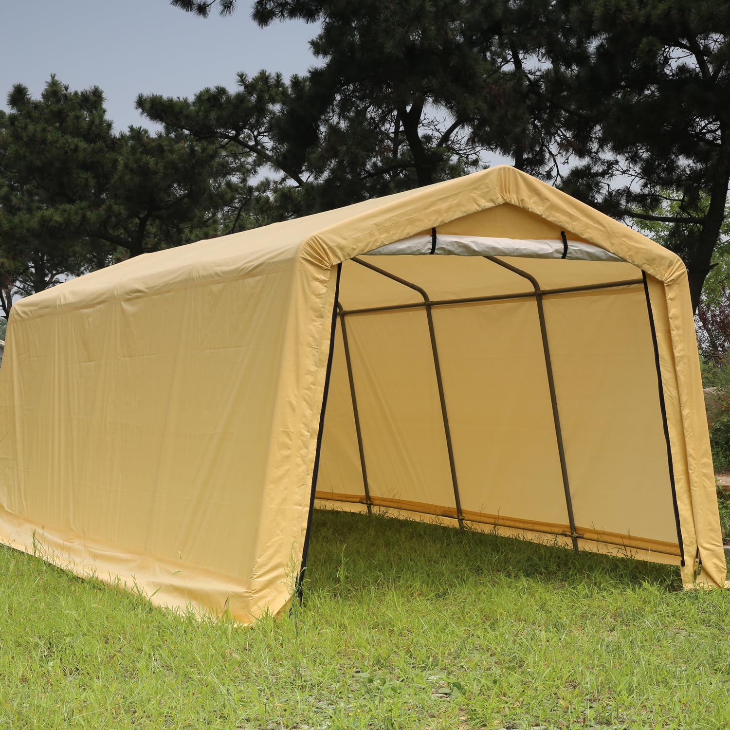 HomeDude 10x20 ft Heavy-Duty Carport Shelter