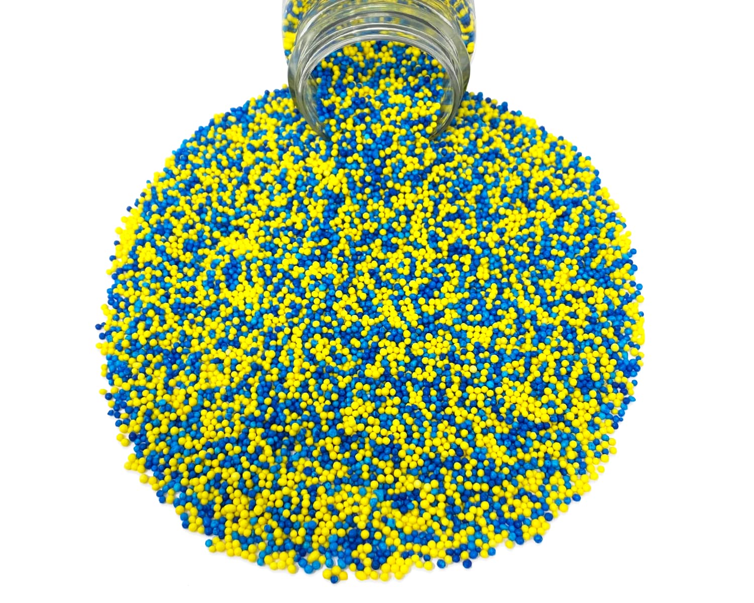 Mystic Sprinkles The Big Game Nonpareil Mix 3.8oz Bottles (Blue & Yellow) - Image 4