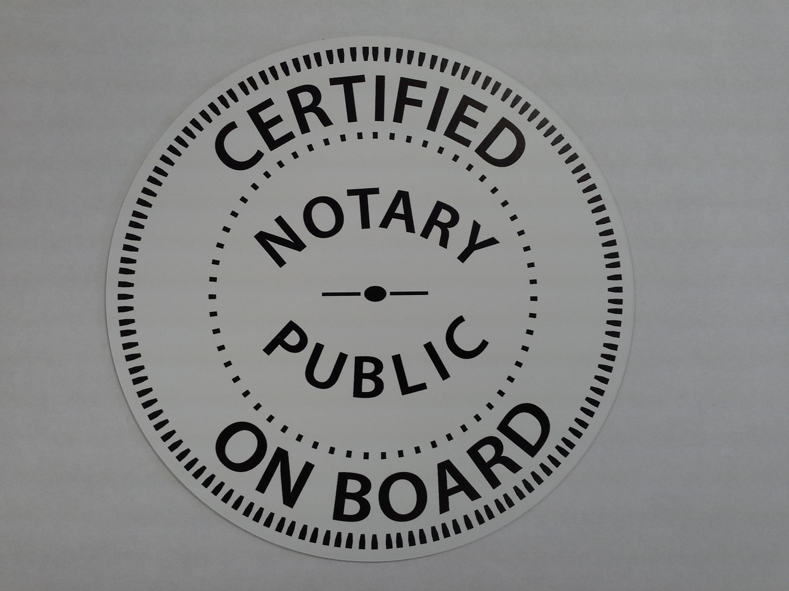 Notary CAR Magnet