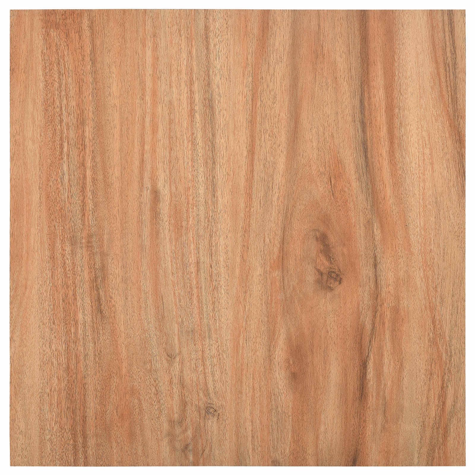 Lot de 20 planches de sol autocollantes en PVC - 30,5 x 30,5 cm - Carrées - Pour stratifié, vinyle, parquet, salon, cuisine, salle de bain - Découpe facile et design antidérapant