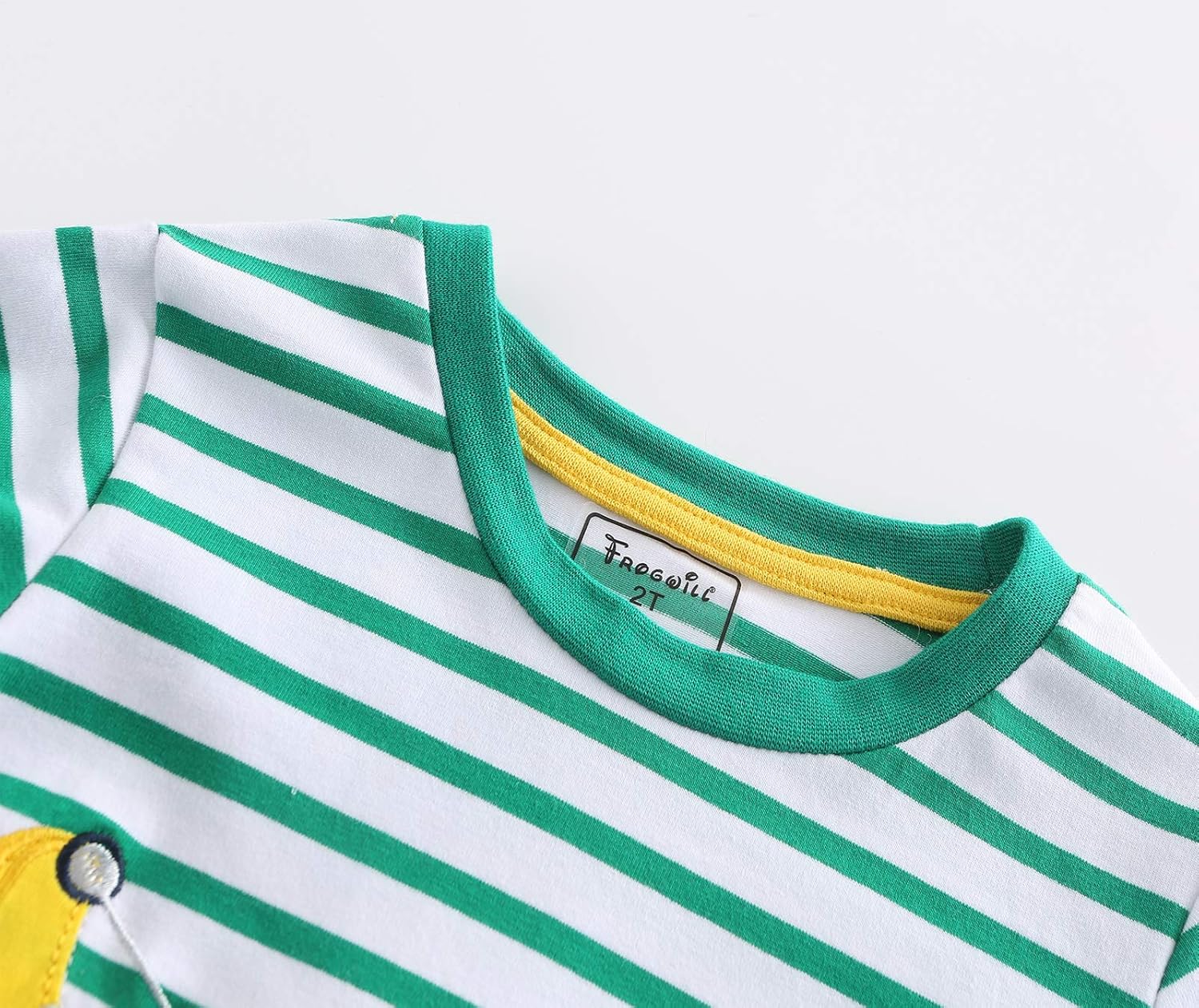 Frogwill Toddler Boys Excavator Long Sleeve Cartoon T Shirt Size 2-7 Years - Image 2