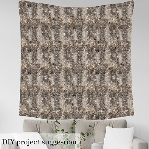 Miniatura 4 de The Yard - Tela con patrón de piel de serpiente de guepardo, vida silvestre africana, tela de tapicería con estampado marrón y negro para sillas,